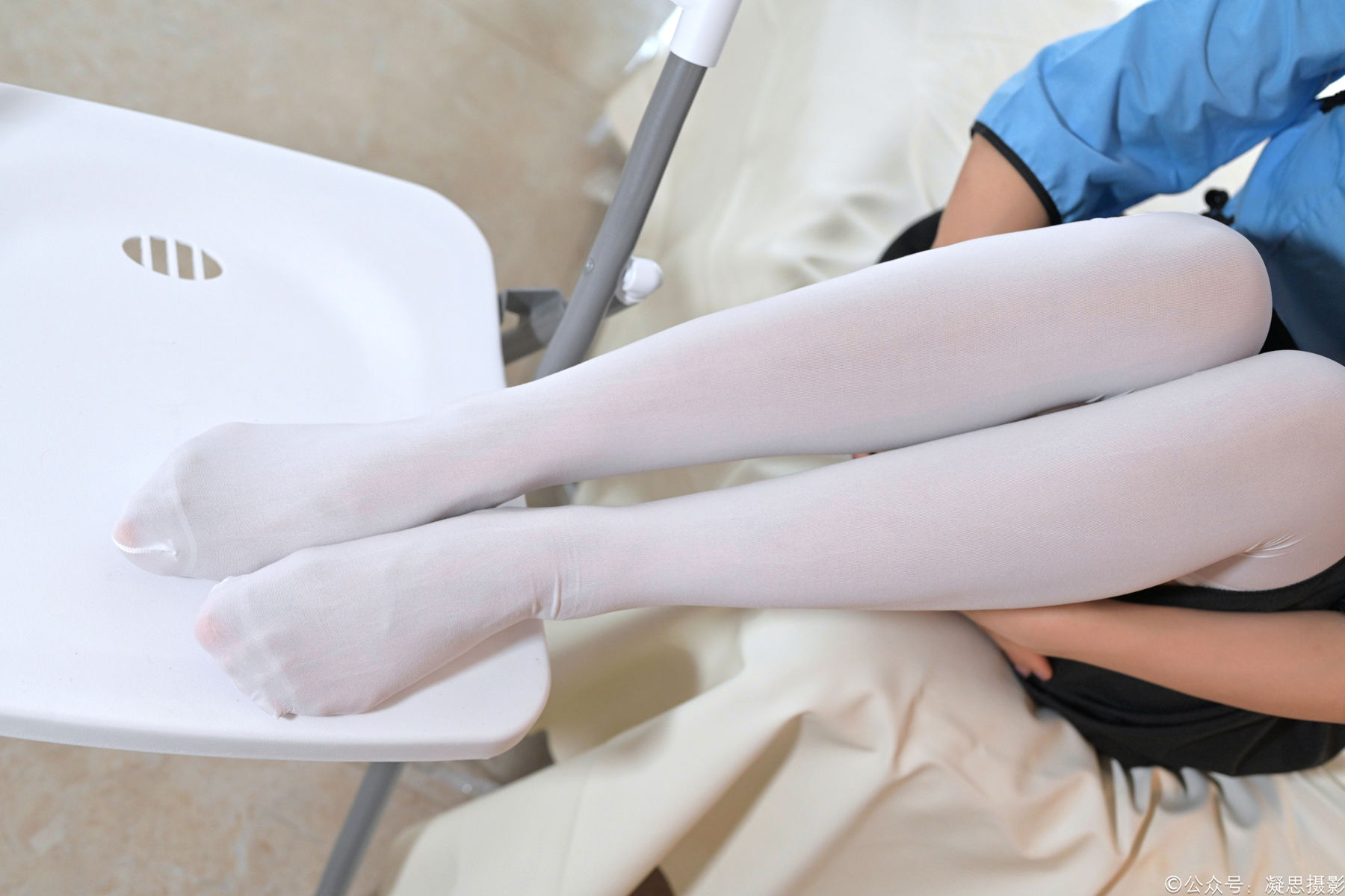 凝思摄影 No.014 木木 - 民国校服、过膝袜、小皮鞋/(159P)