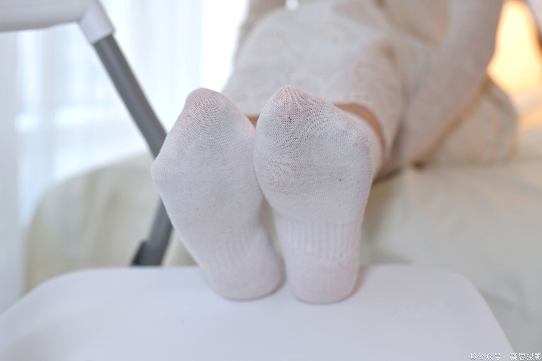 凝思摄影 No.005 琦琦 - 连衣裙、短白袜、平底鞋/(134P)