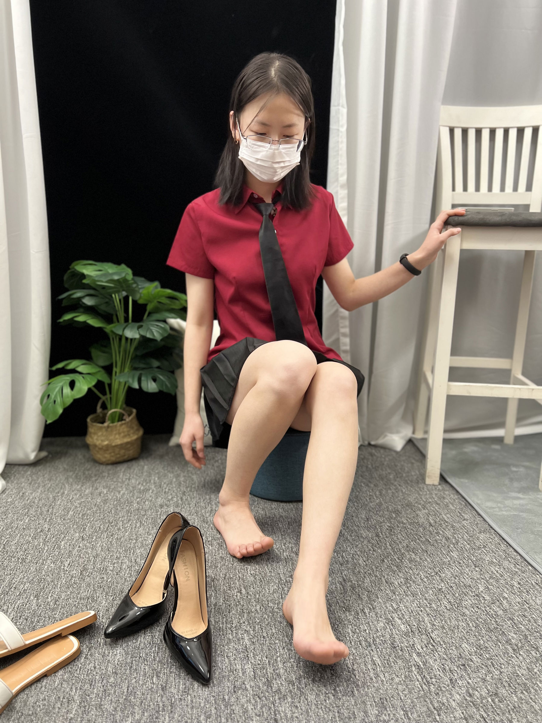 三禾摄影 No.021 短裙 凉拖 帆布鞋 高跟/(217P)