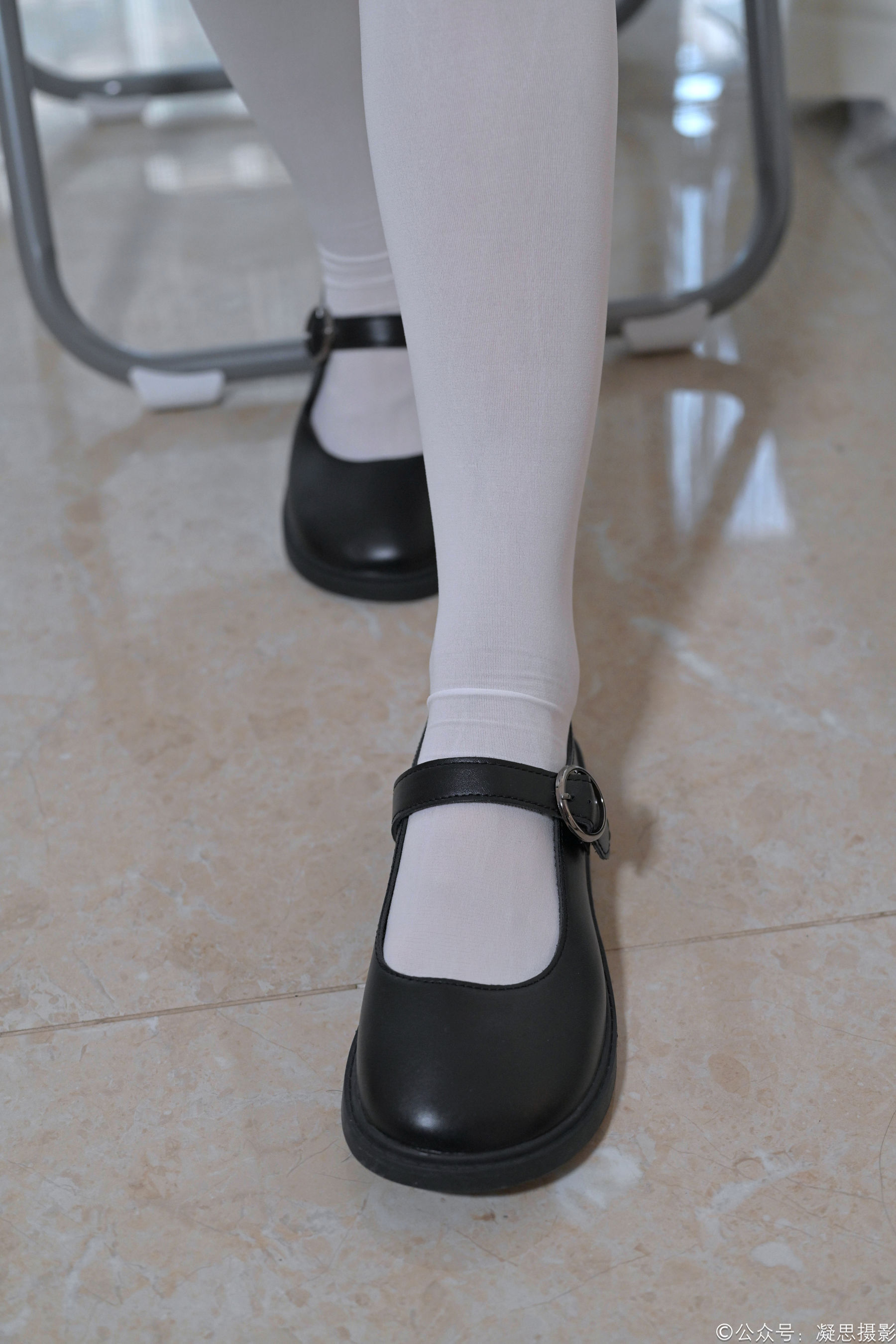 凝思摄影 No.014 木木 - 民国校服、过膝袜、小皮鞋/(159P)