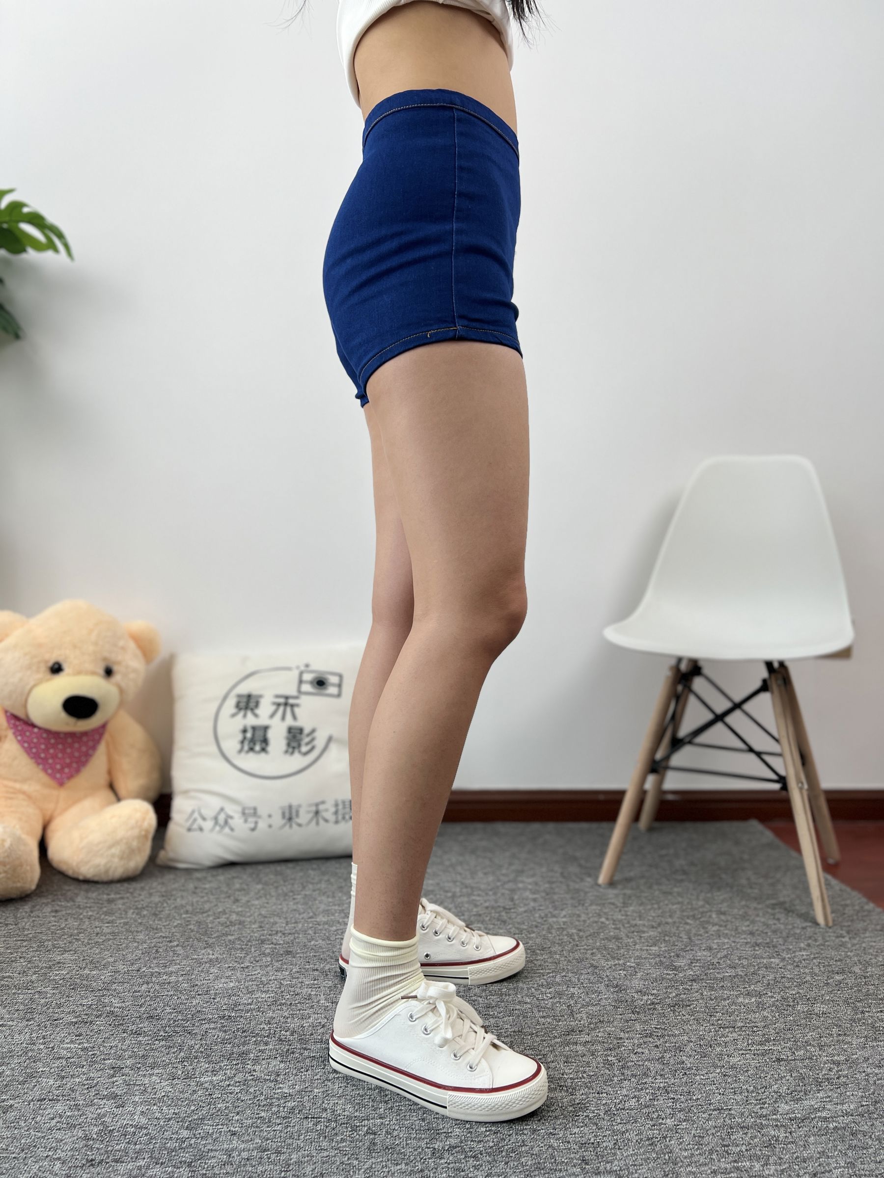 三禾摄影 No.027 牛仔短裤 棉袜 帆布鞋/(213P)