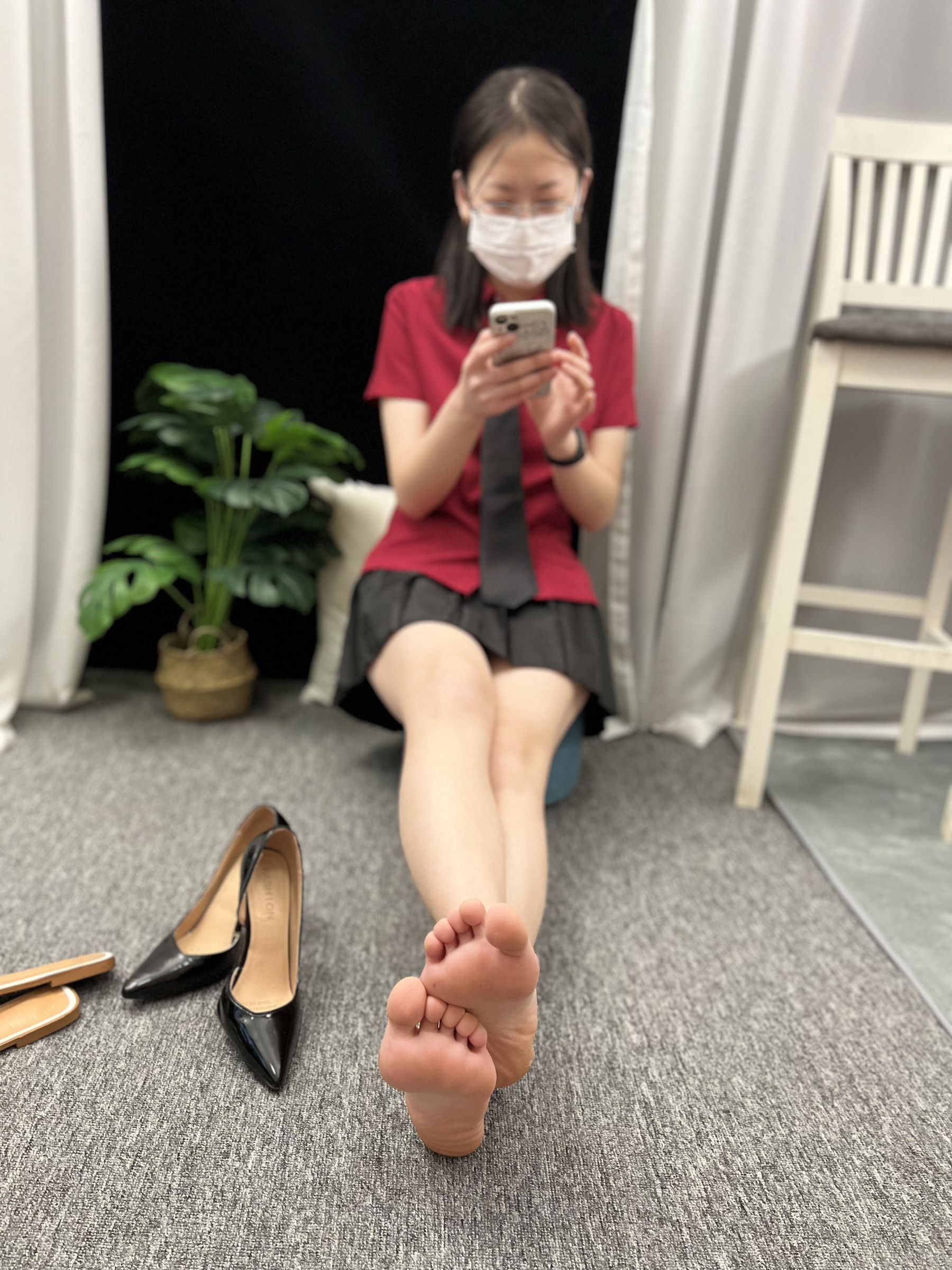 三禾摄影 No.021 短裙 凉拖 帆布鞋 高跟/(217P)