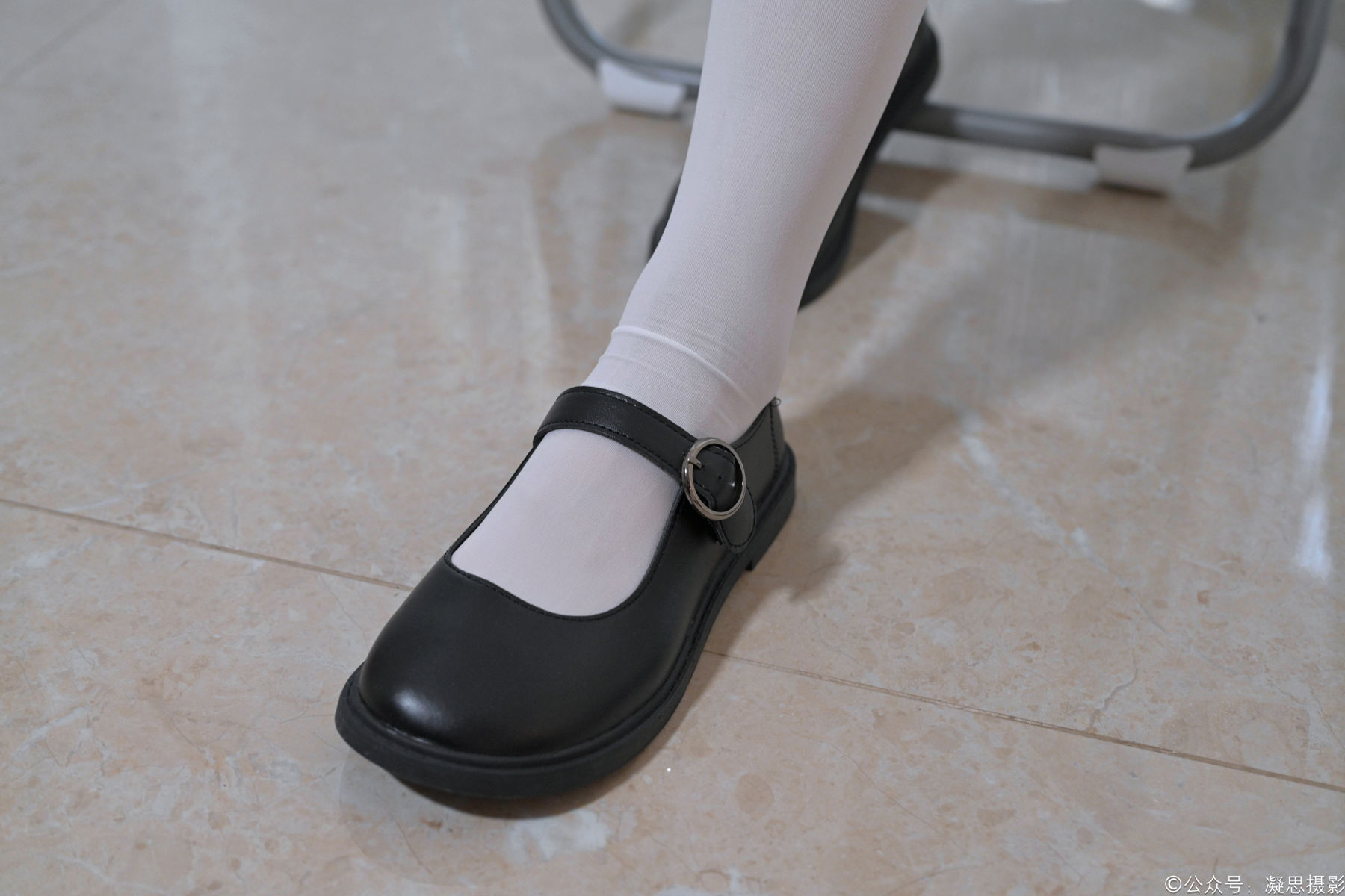 凝思摄影 No.014 木木 - 民国校服、过膝袜、小皮鞋/(159P)