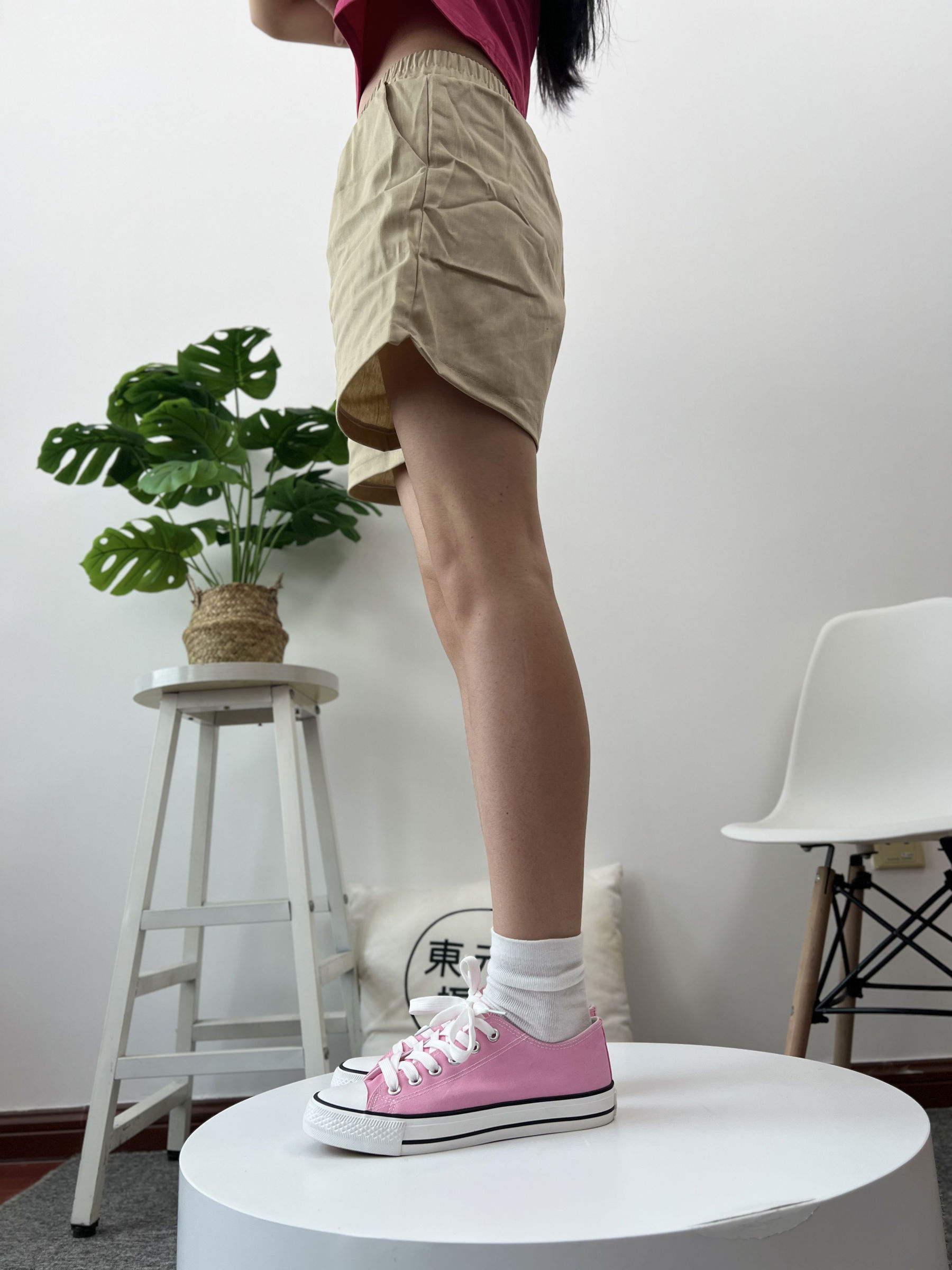 三禾摄影 No.025 休闲短裤 棉袜 帆布鞋/(182P)