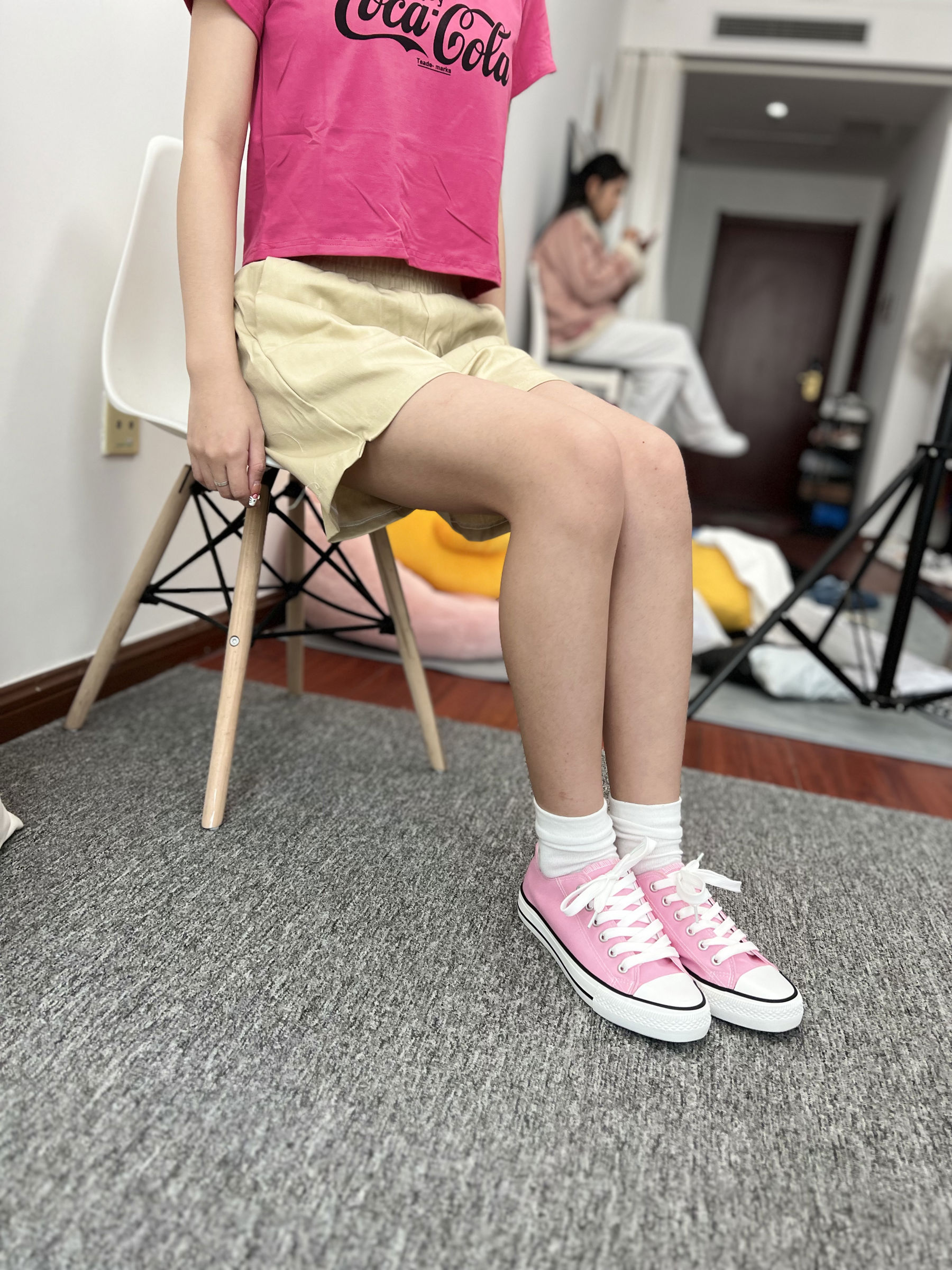 三禾摄影 No.025 休闲短裤 棉袜 帆布鞋/(182P)