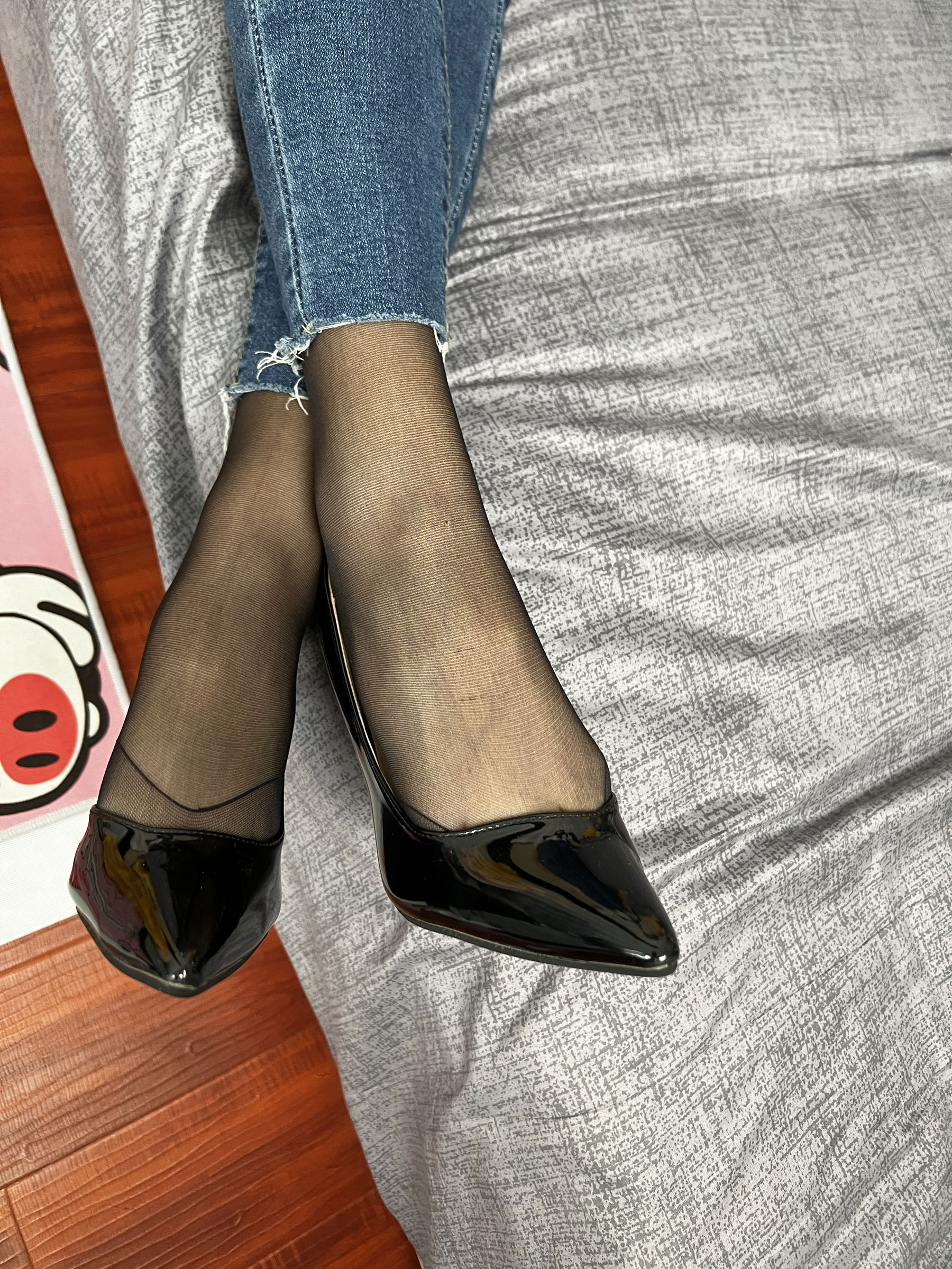 三禾摄影 No.024 牛仔裤里丝 帆布鞋 高跟/(201P)