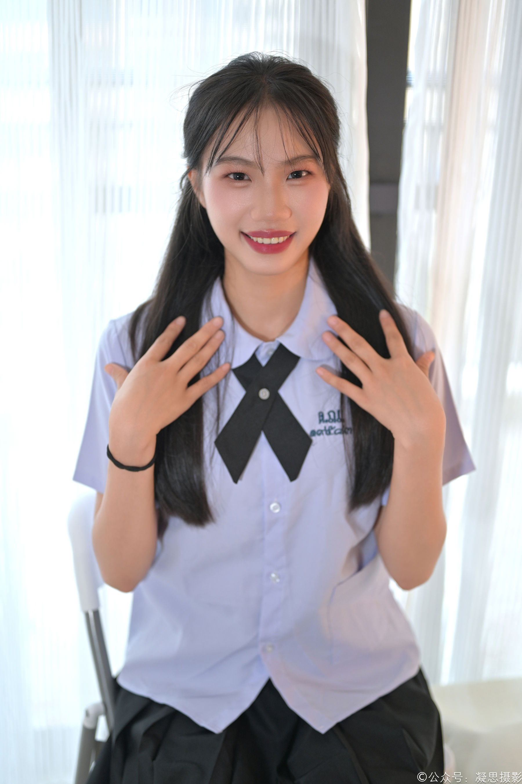 凝思摄影 No.012 德美 - 泰国制服、短白袜、运动鞋/(160P)