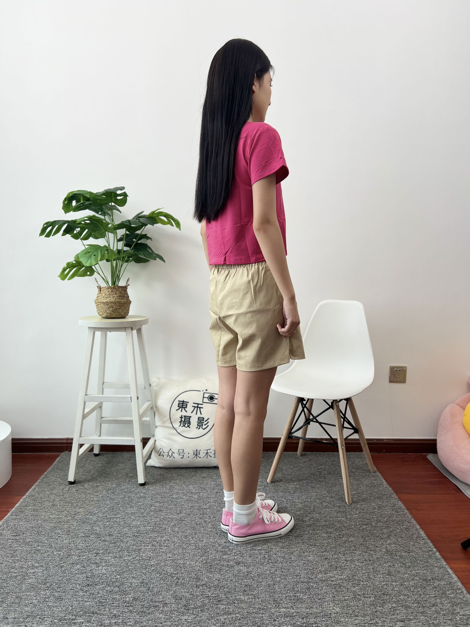 三禾摄影 No.025 休闲短裤 棉袜 帆布鞋/(182P)