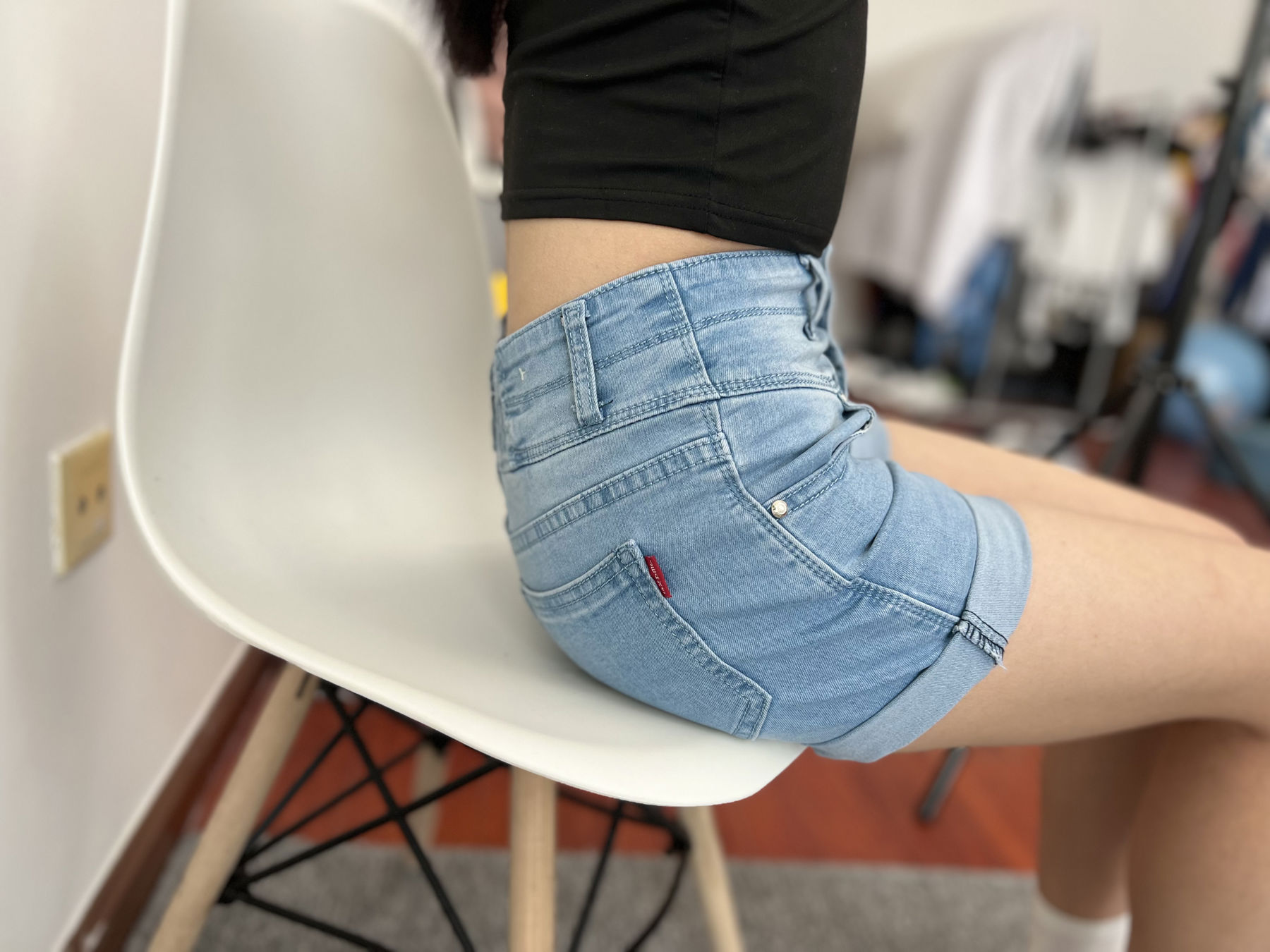 三禾摄影 No.026 牛仔短裤 棉袜 帆布鞋/(176P)