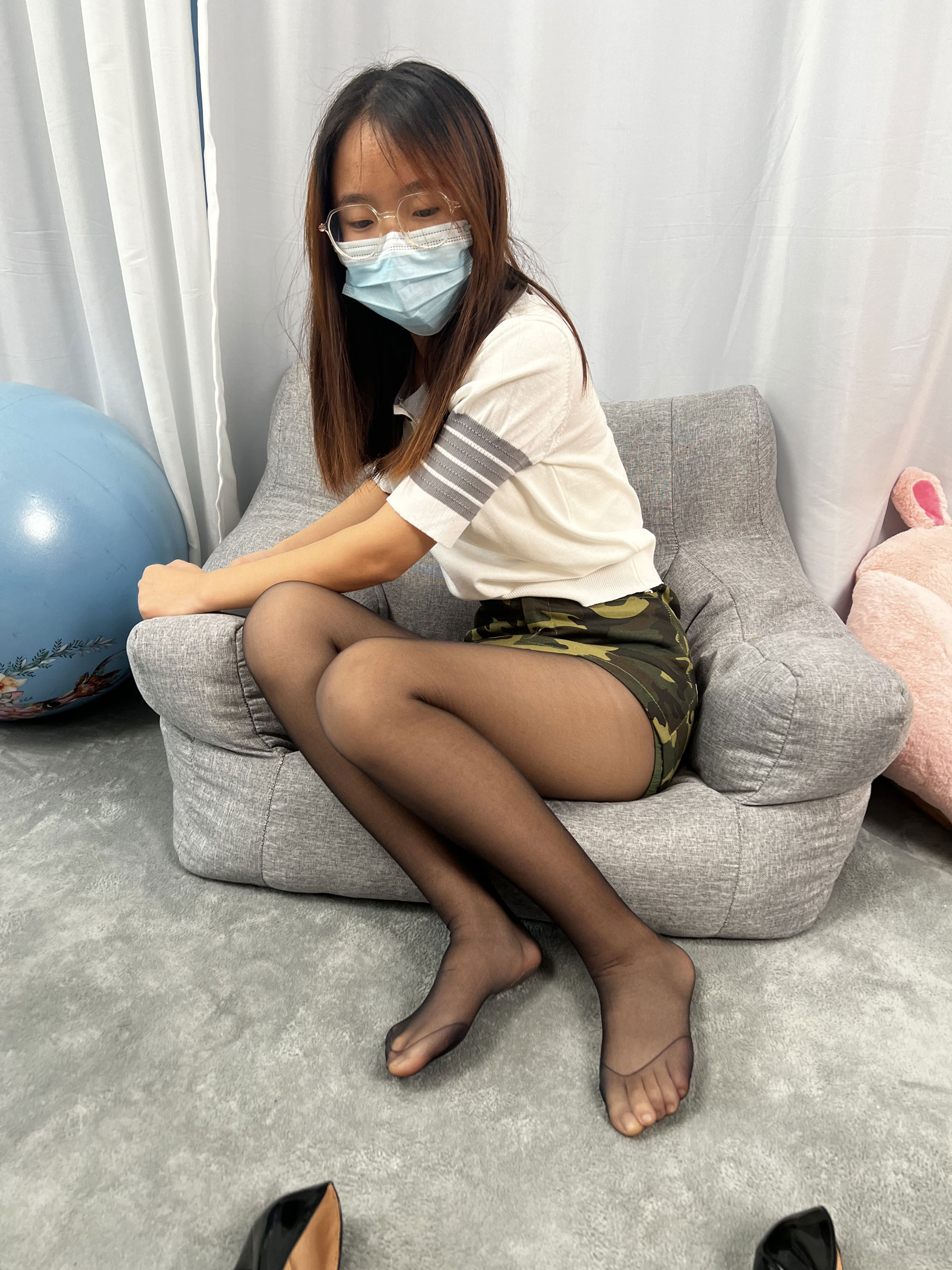 三禾摄影 No.022 短裙 黑丝 高跟/(207P)