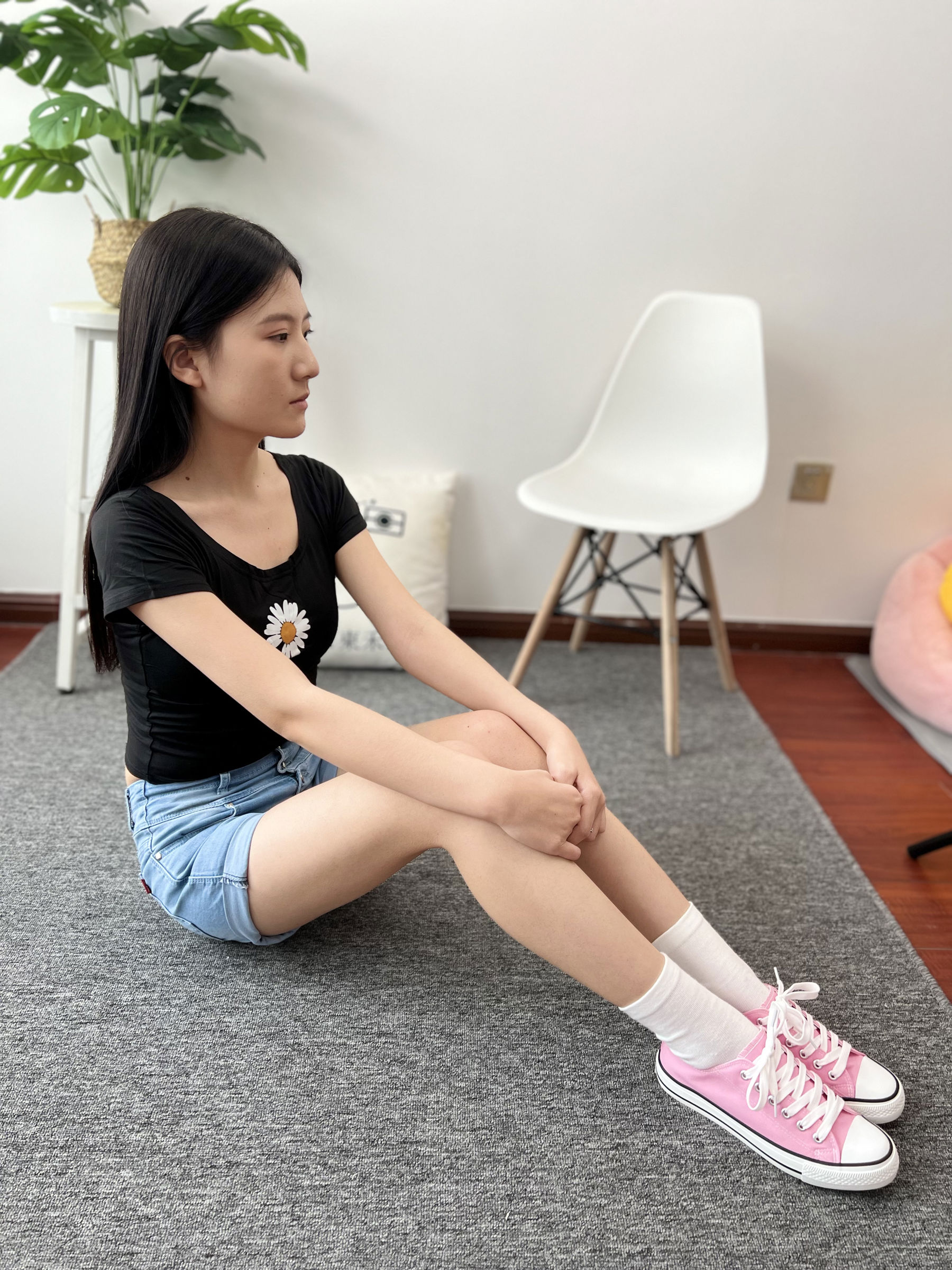 三禾摄影 No.026 牛仔短裤 棉袜 帆布鞋/(176P)