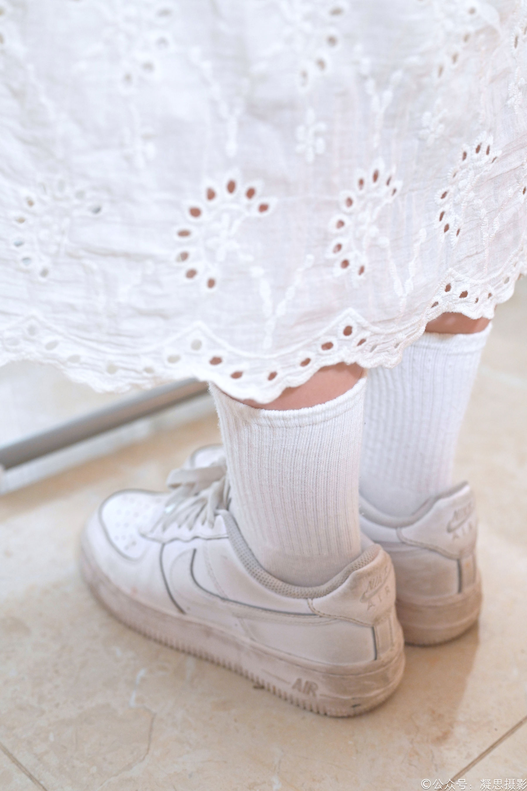 凝思摄影 No.005 琦琦 - 连衣裙、短白袜、平底鞋/(134P)