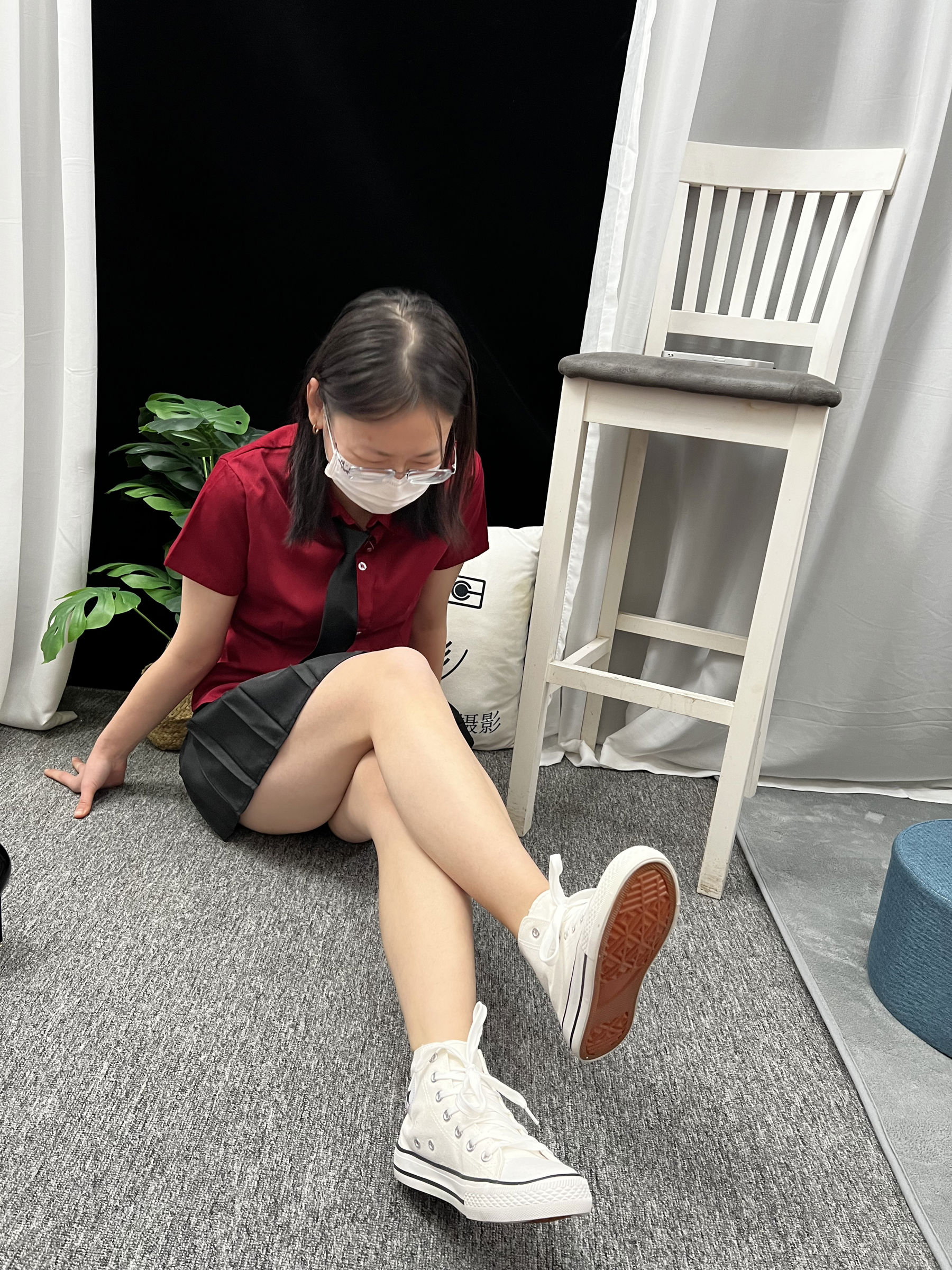 三禾摄影 No.021 短裙 凉拖 帆布鞋 高跟/(217P)