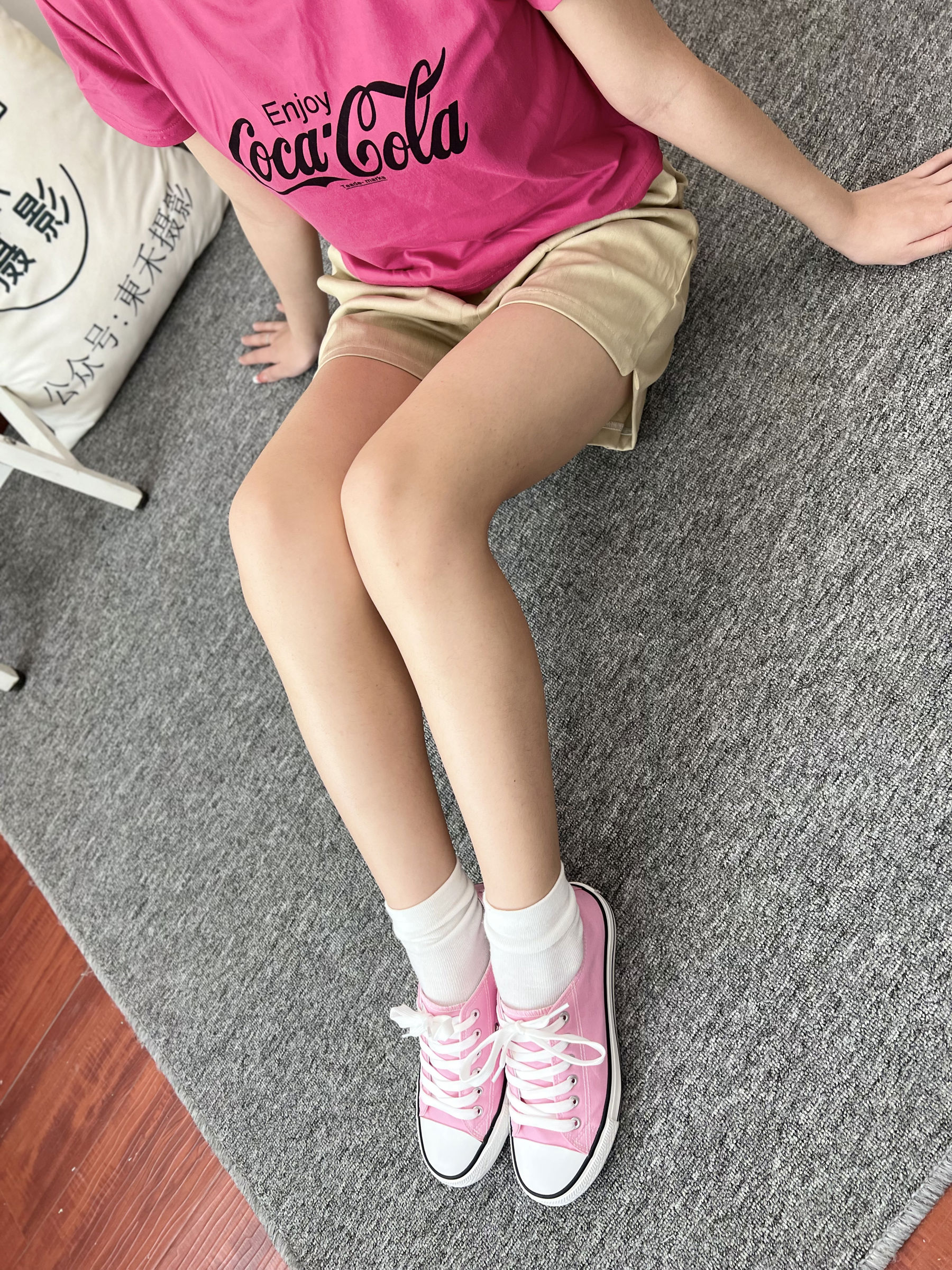 三禾摄影 No.025 休闲短裤 棉袜 帆布鞋/(182P)