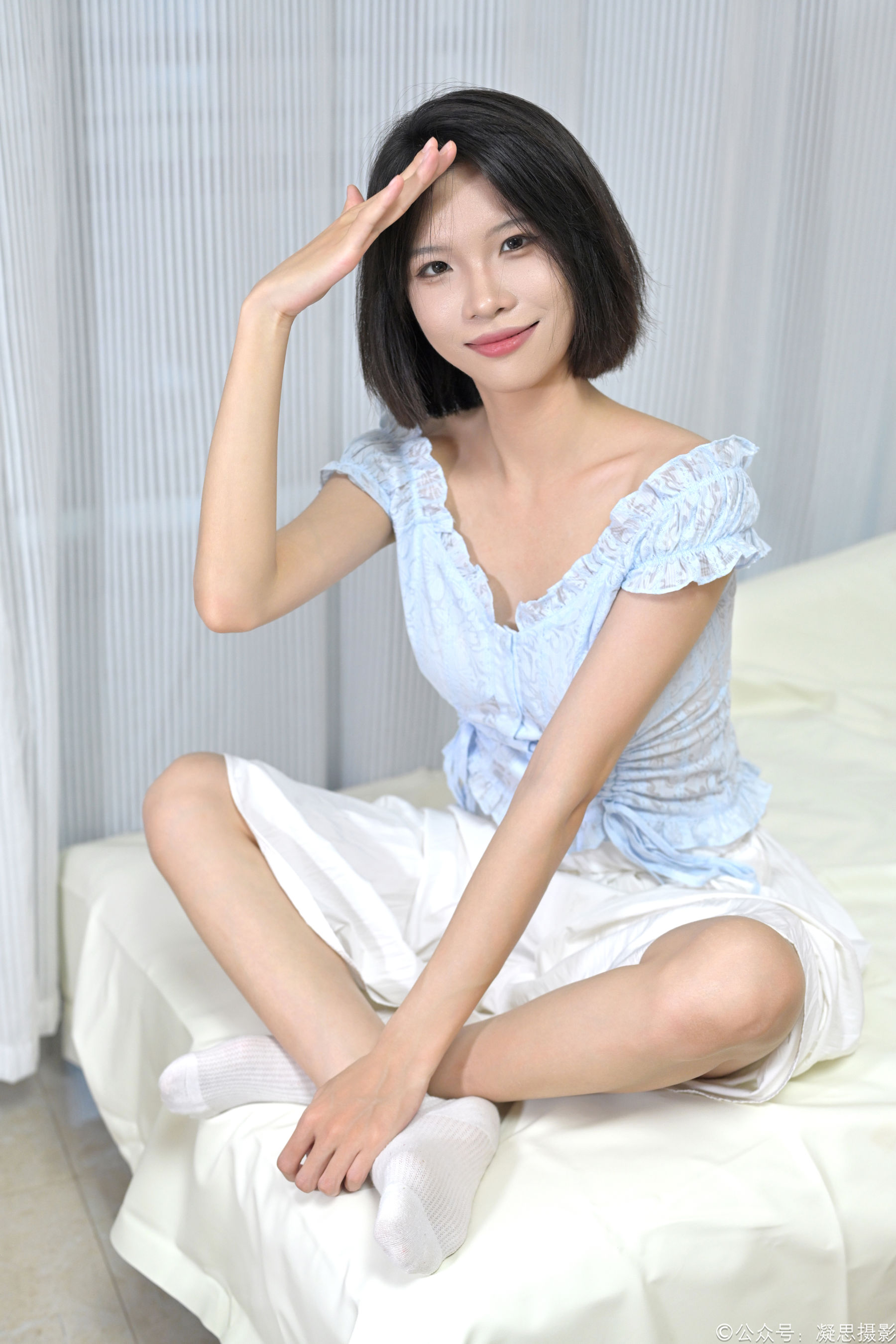 凝思摄影 No.007 小睿 - 长裙、短白袜、平底鞋/(133P)