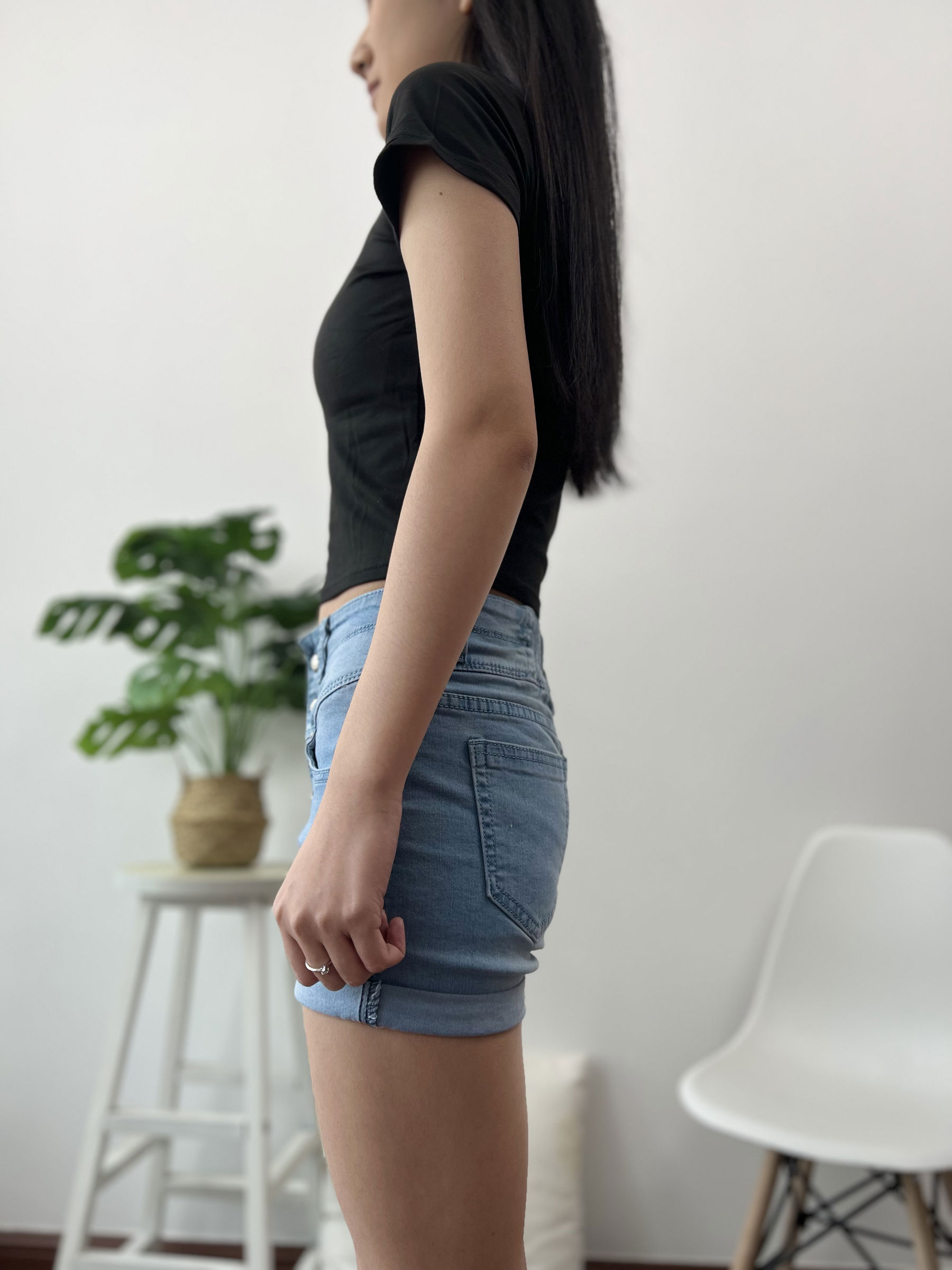 三禾摄影 No.026 牛仔短裤 棉袜 帆布鞋/(176P)