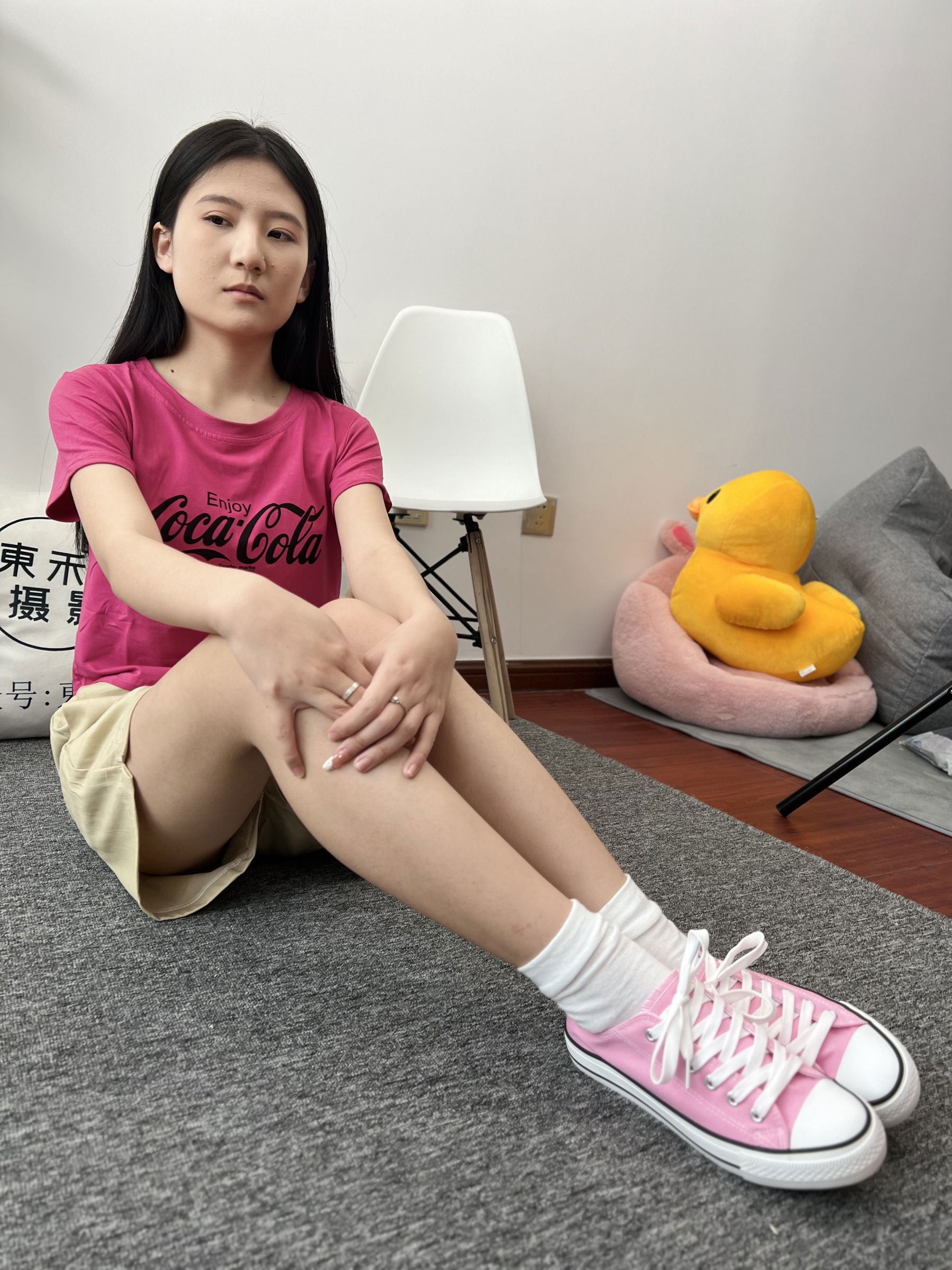 三禾摄影 No.025 休闲短裤 棉袜 帆布鞋/(182P)