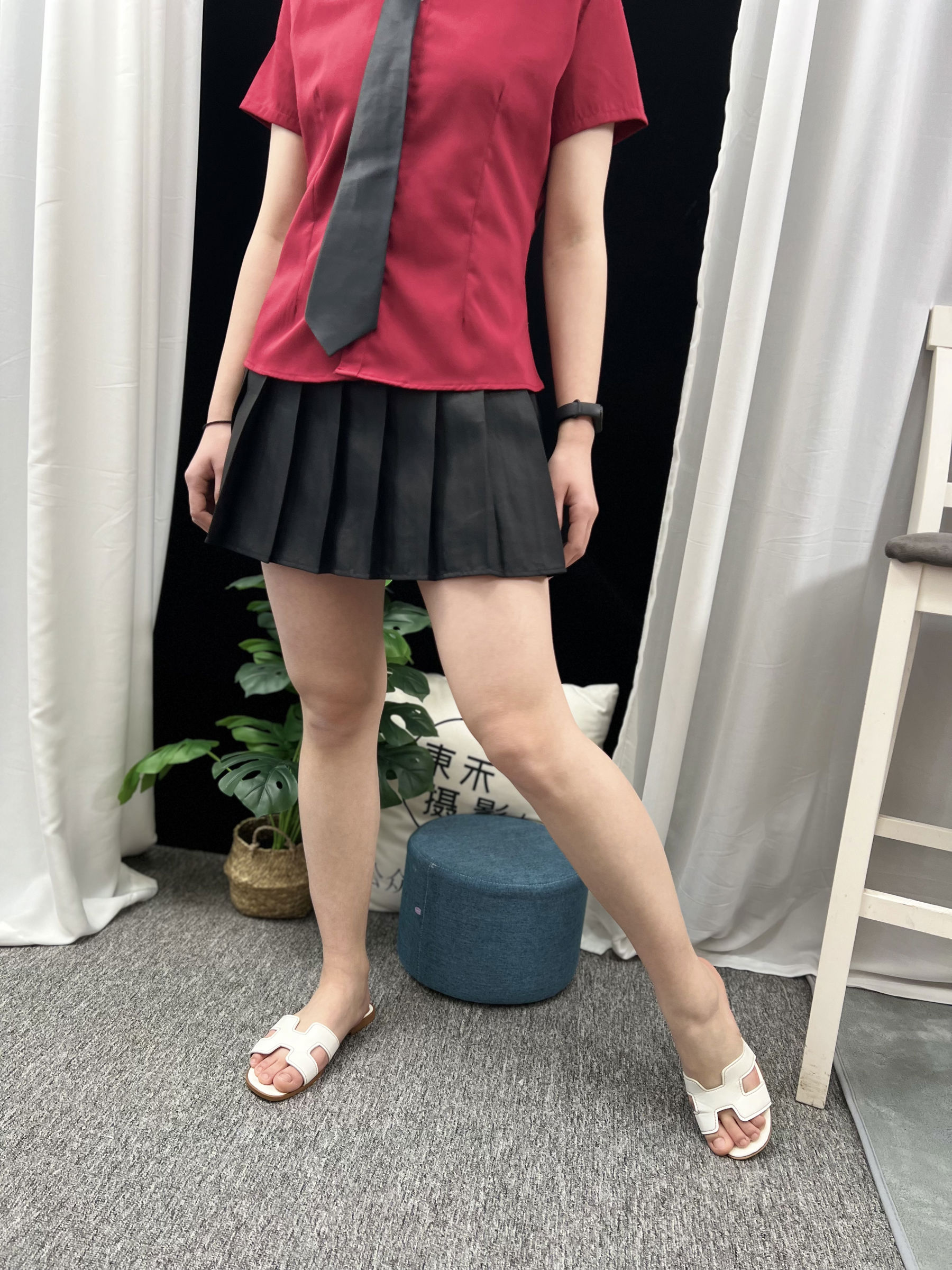 三禾摄影 No.021 短裙 凉拖 帆布鞋 高跟/(217P)