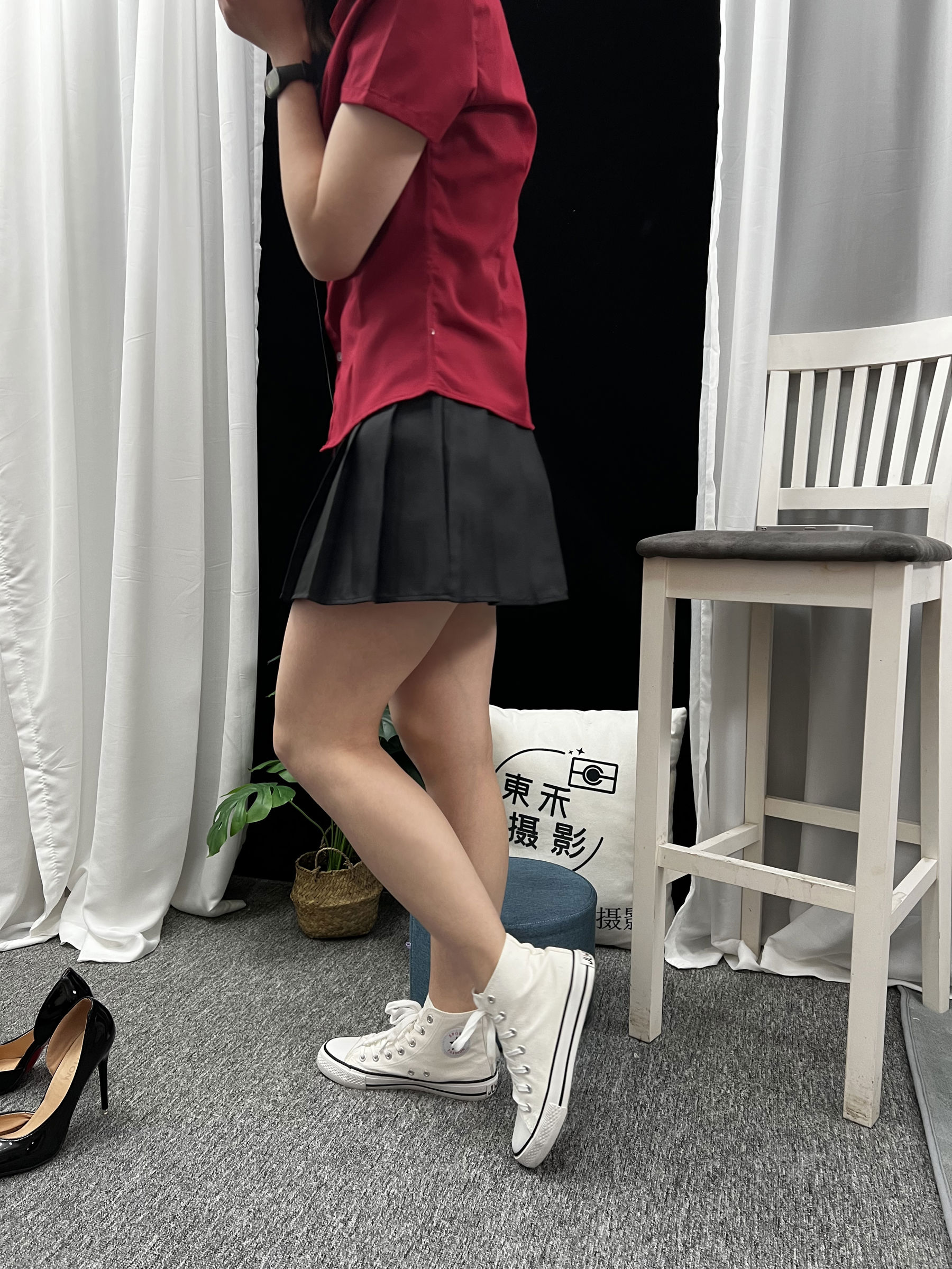 三禾摄影 No.021 短裙 凉拖 帆布鞋 高跟/(217P)