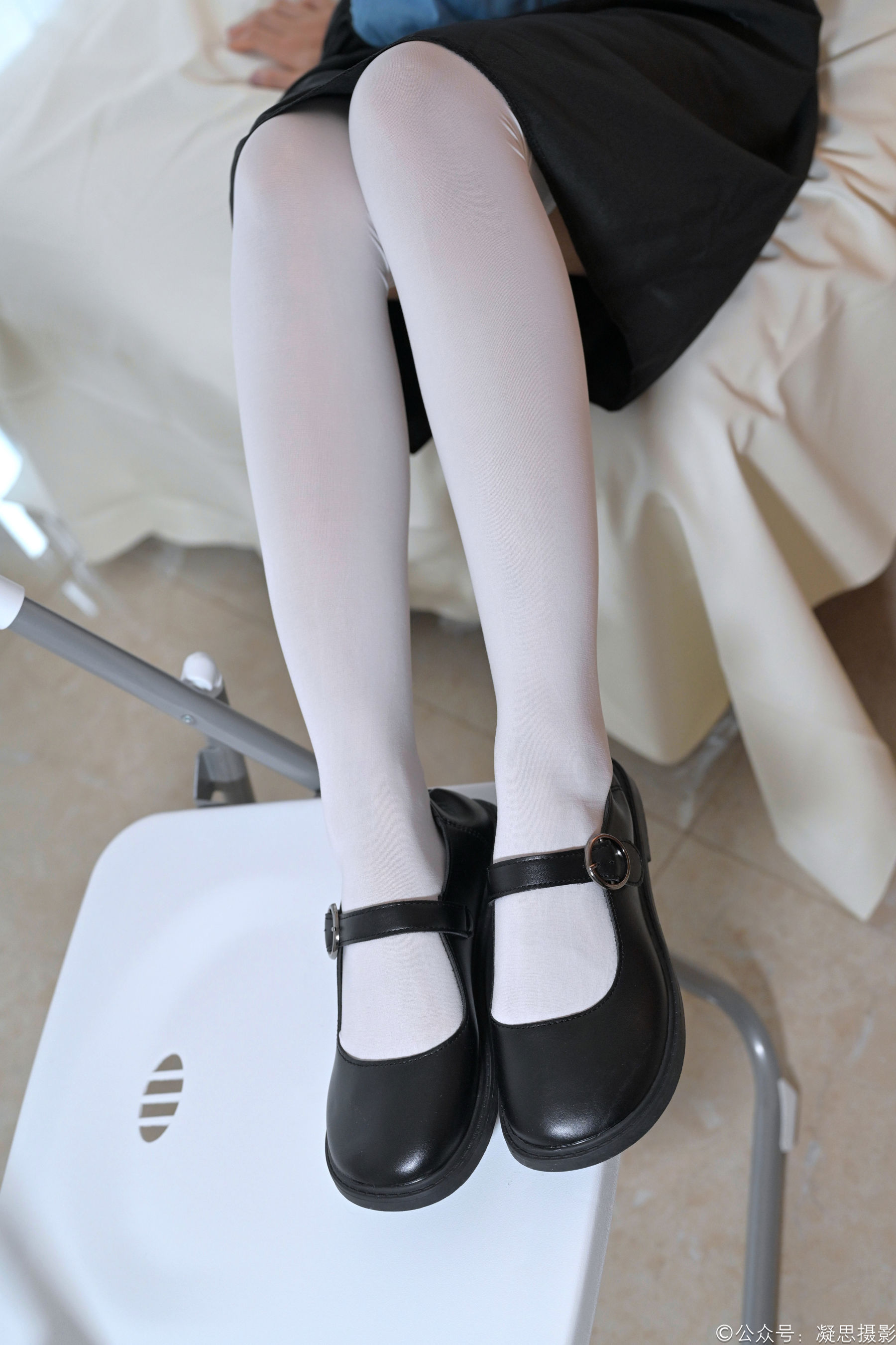 凝思摄影 No.014 木木 - 民国校服、过膝袜、小皮鞋/(159P)