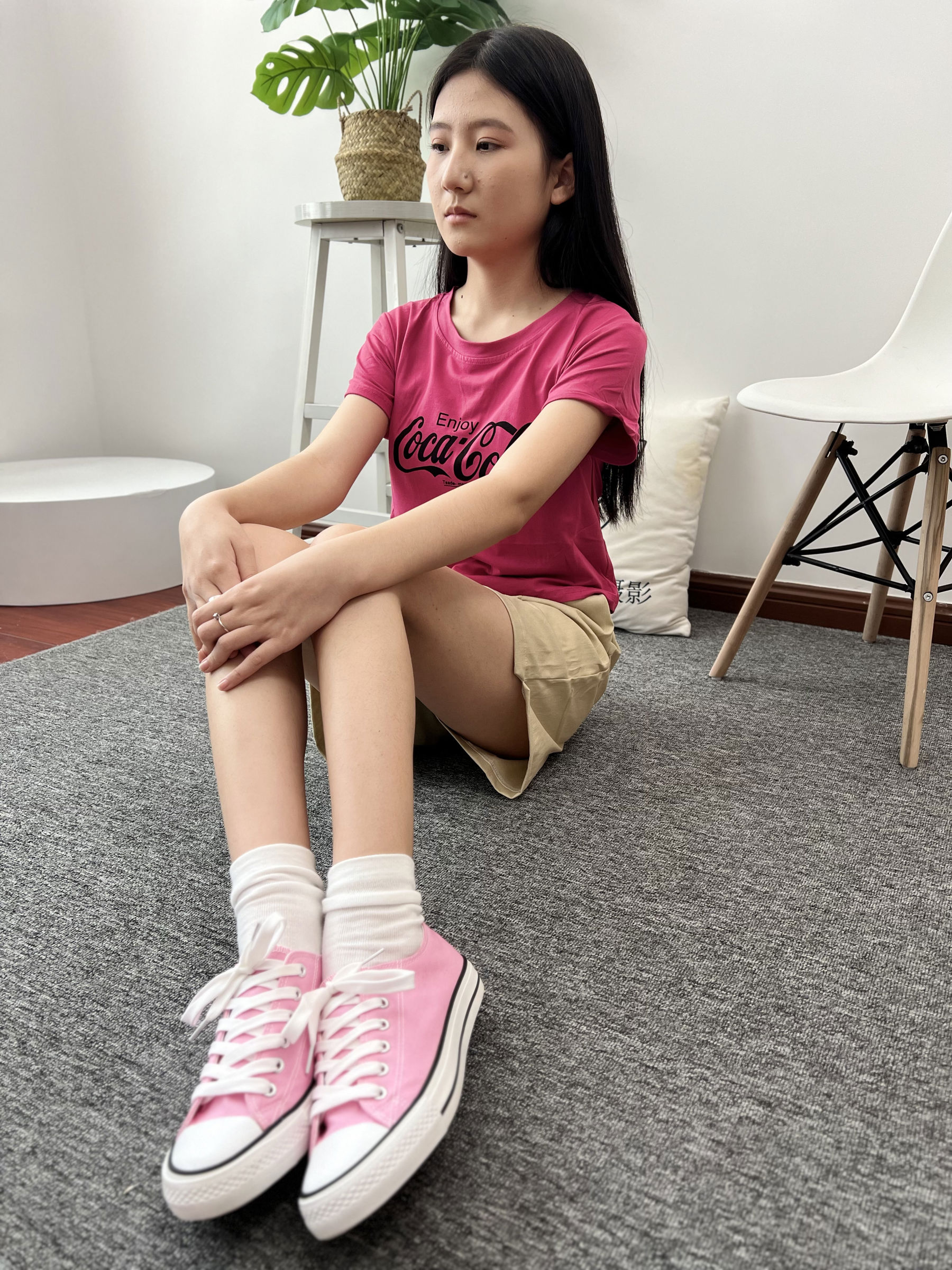 三禾摄影 No.025 休闲短裤 棉袜 帆布鞋/(182P)