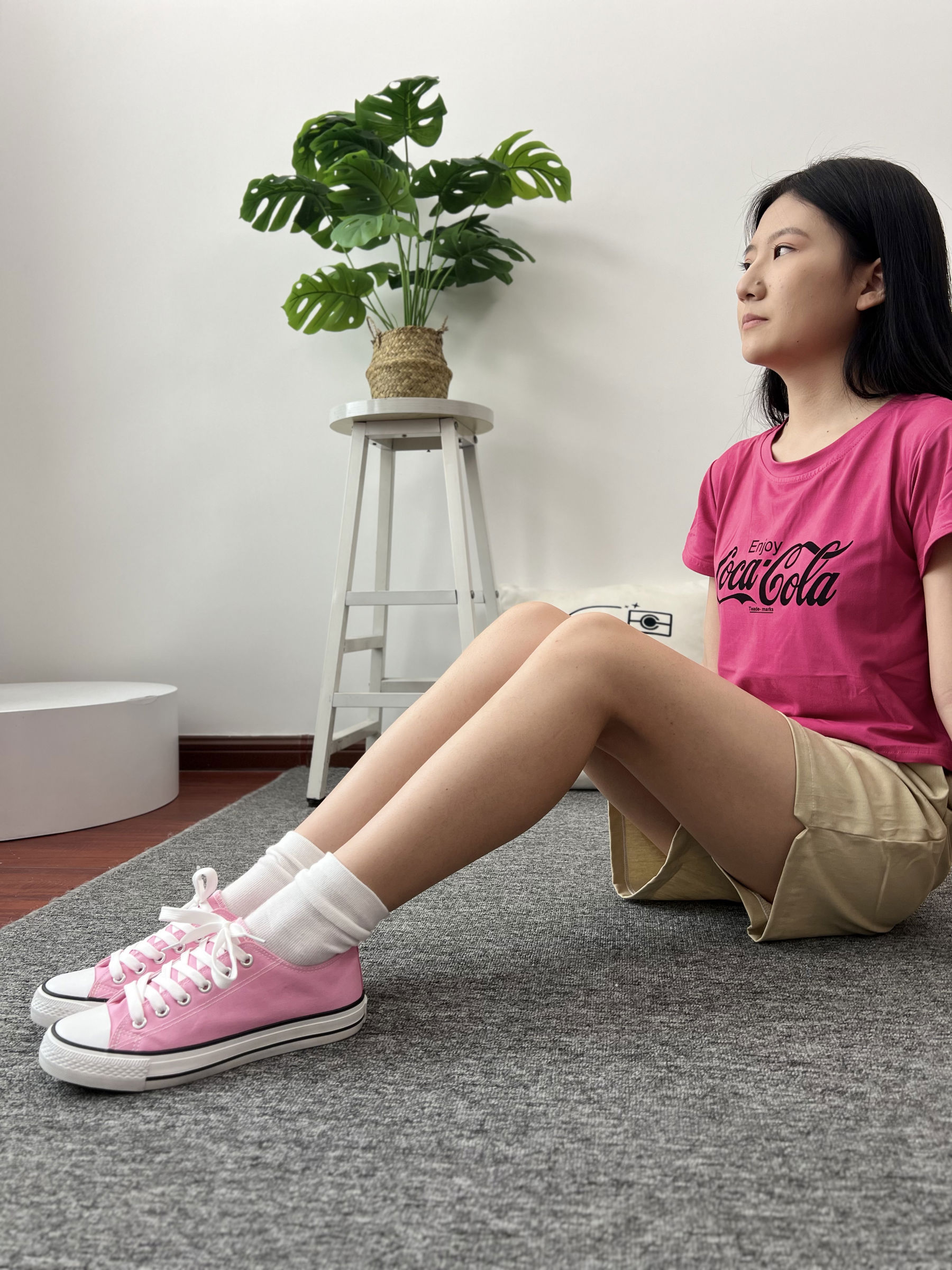 三禾摄影 No.025 休闲短裤 棉袜 帆布鞋/(182P)