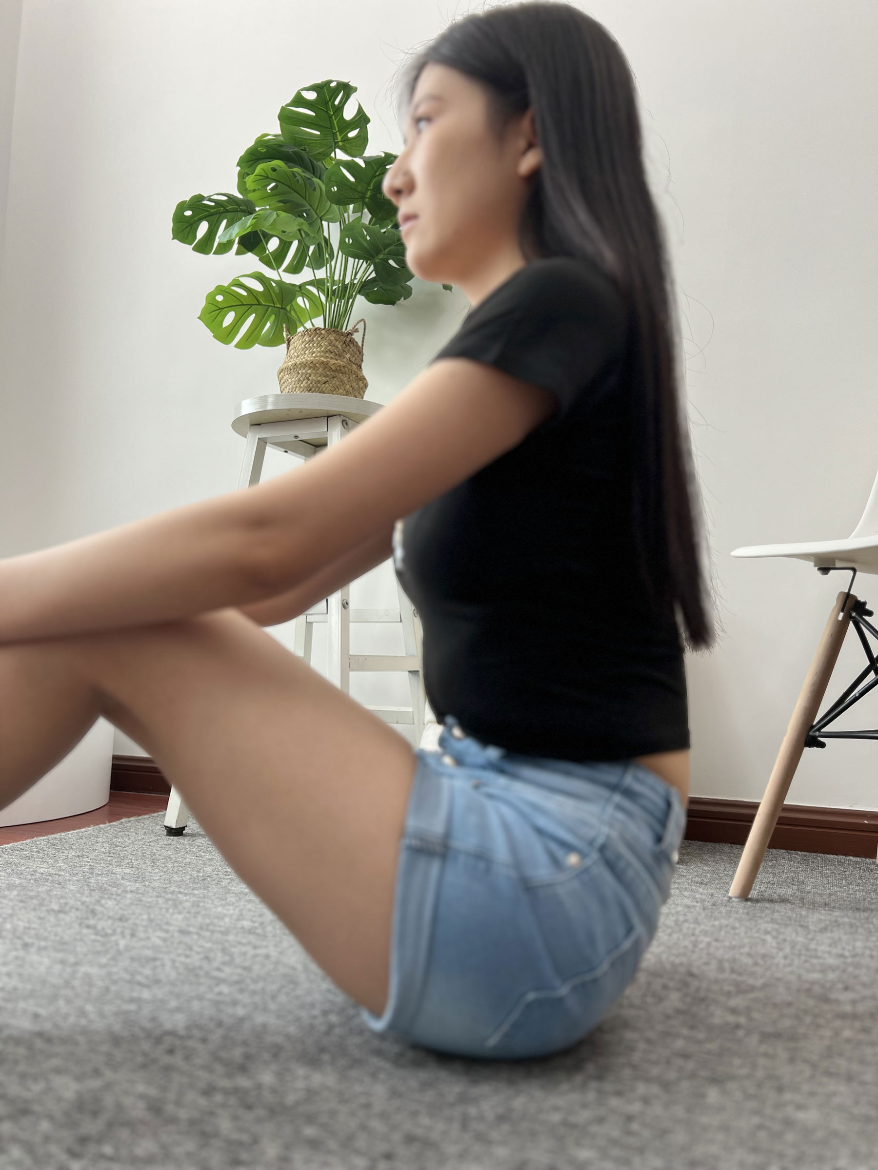 三禾摄影 No.026 牛仔短裤 棉袜 帆布鞋/(176P)