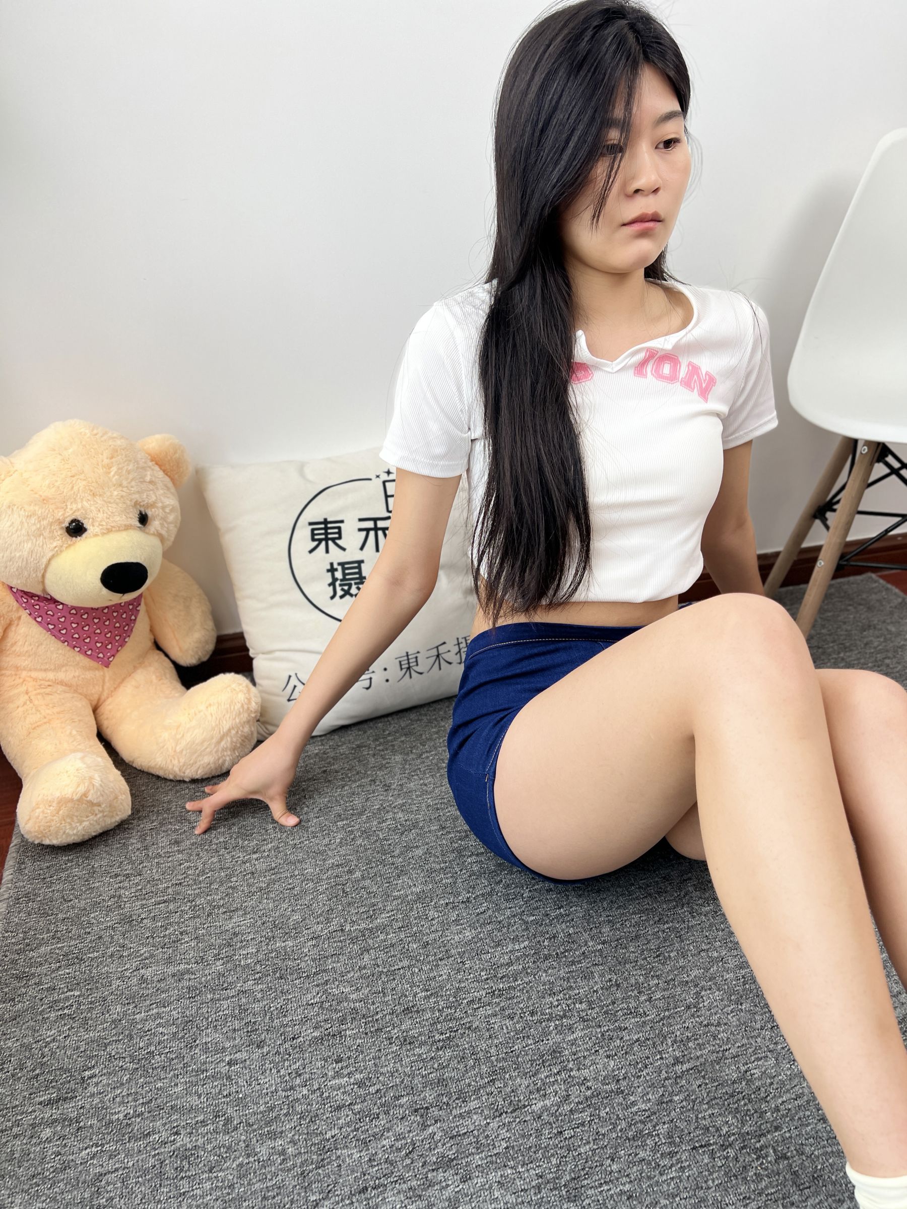 三禾摄影 No.027 牛仔短裤 棉袜 帆布鞋/(213P)