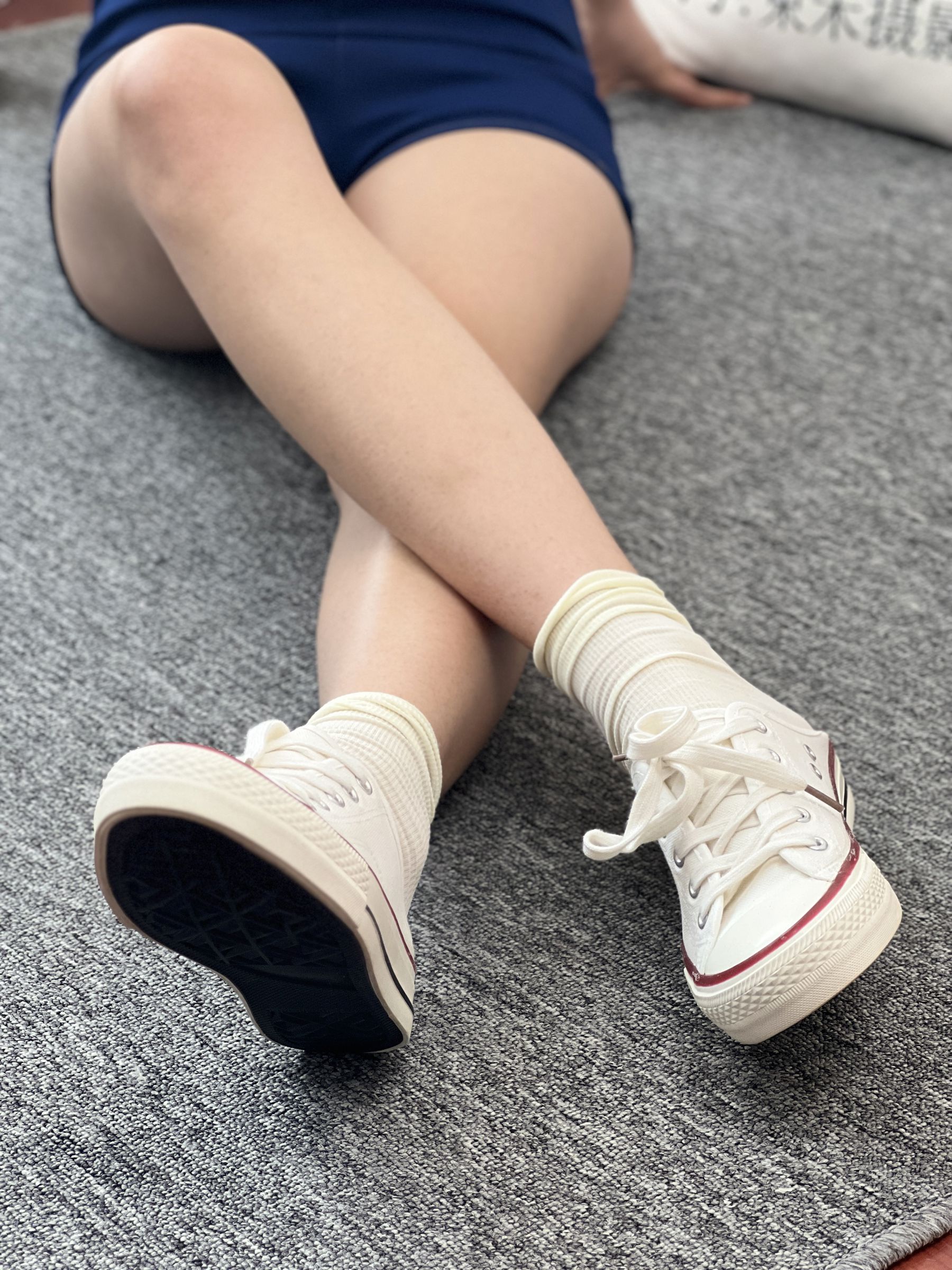 三禾摄影 No.027 牛仔短裤 棉袜 帆布鞋/(213P)