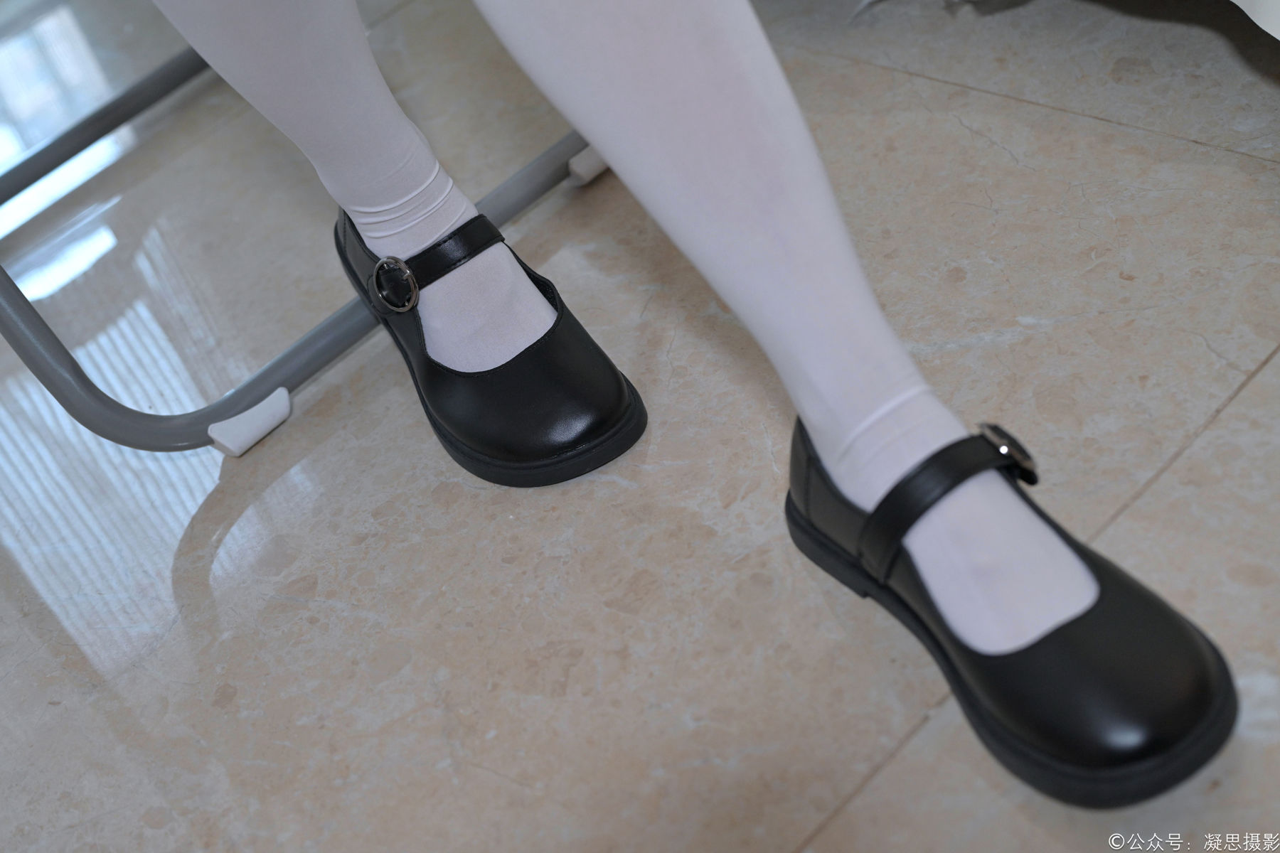 凝思摄影 No.014 木木 - 民国校服、过膝袜、小皮鞋/(159P)