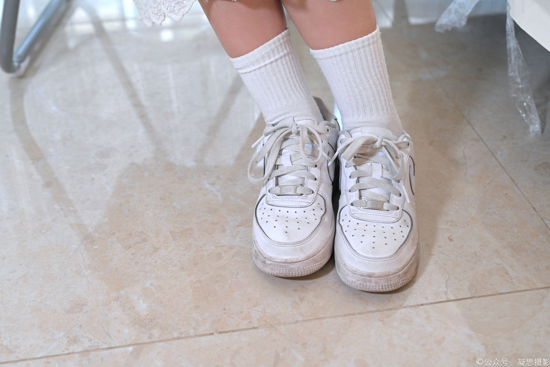 凝思摄影 No.005 琦琦 - 连衣裙、短白袜、平底鞋/(134P)