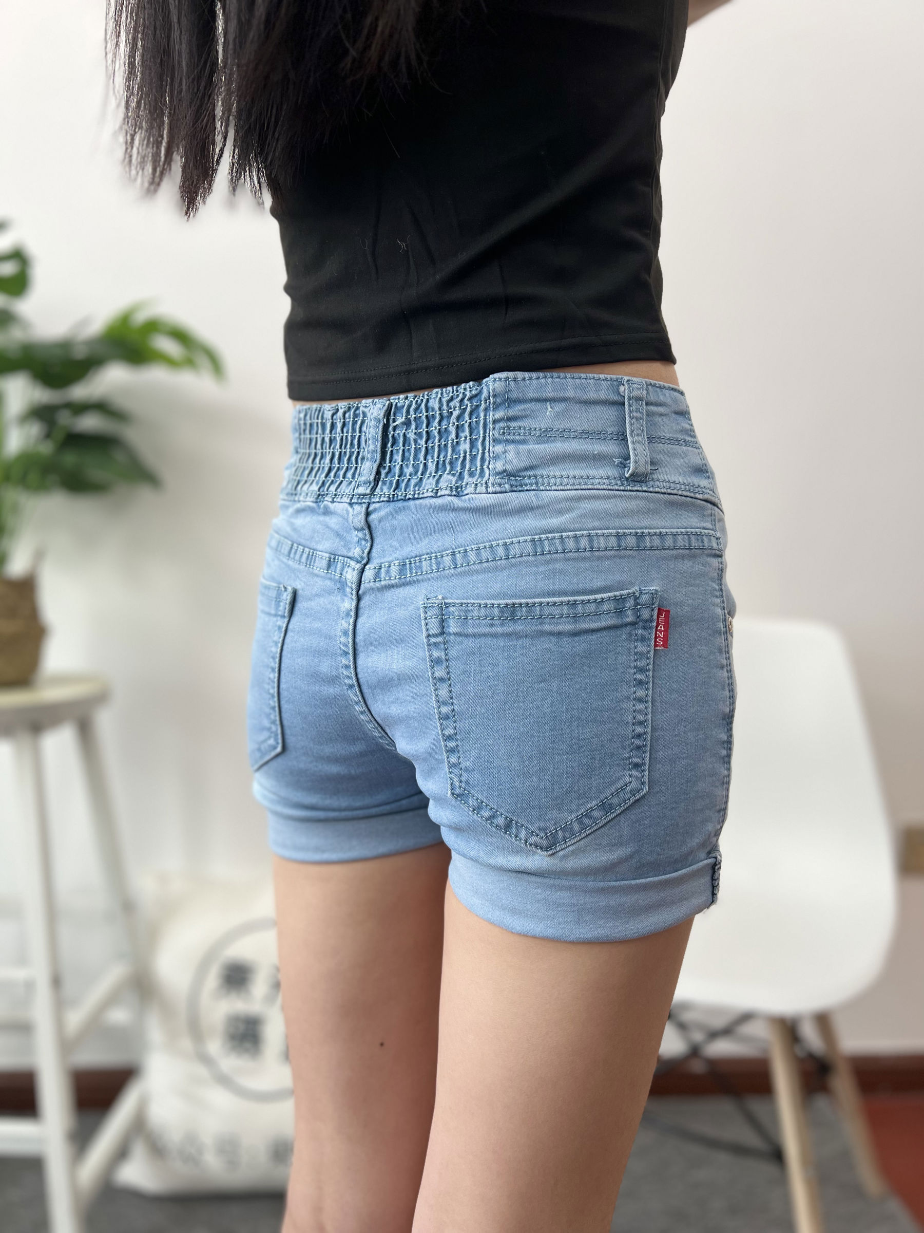 三禾摄影 No.026 牛仔短裤 棉袜 帆布鞋/(176P)