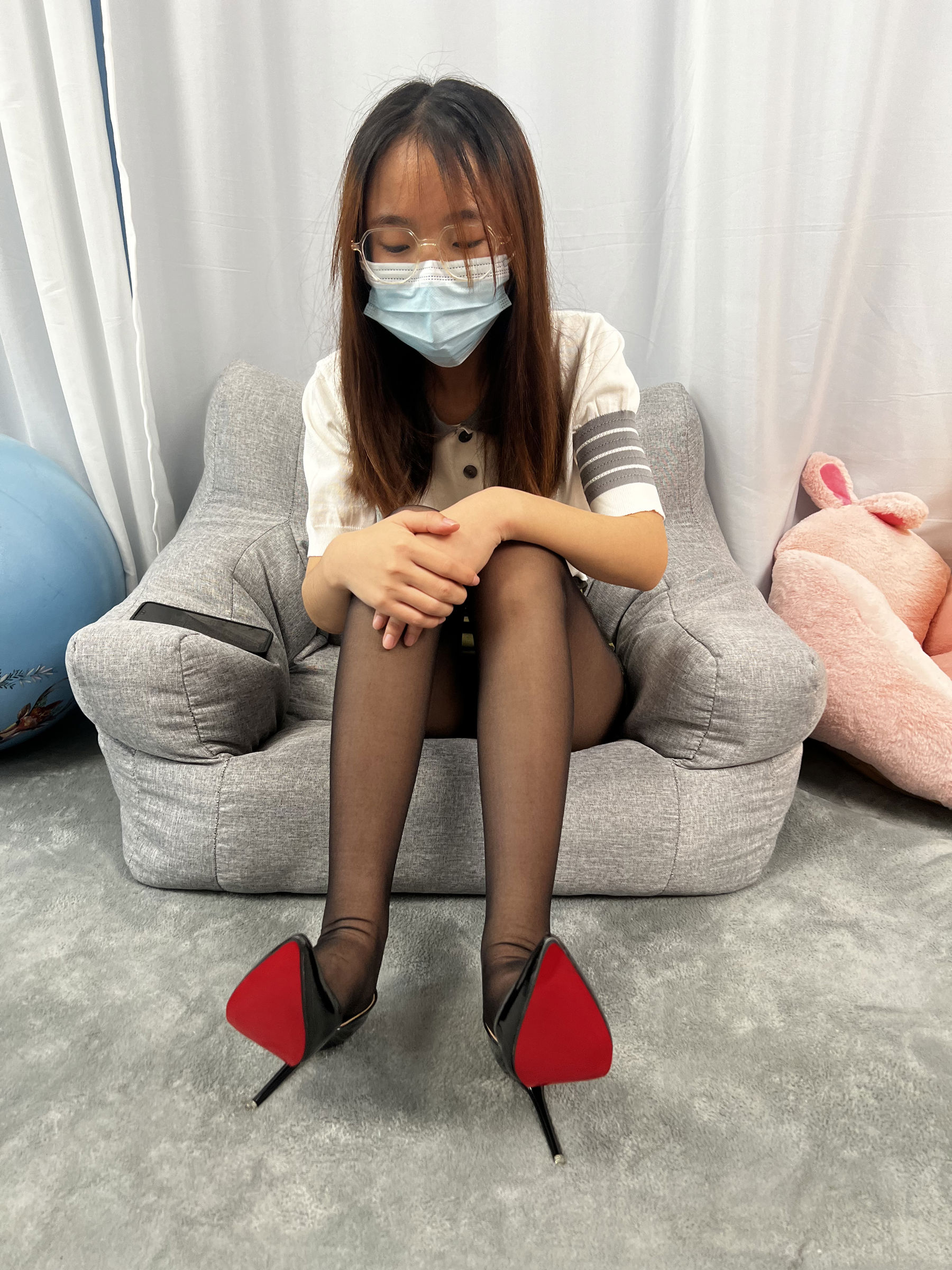 三禾摄影 No.022 短裙 黑丝 高跟/(207P)