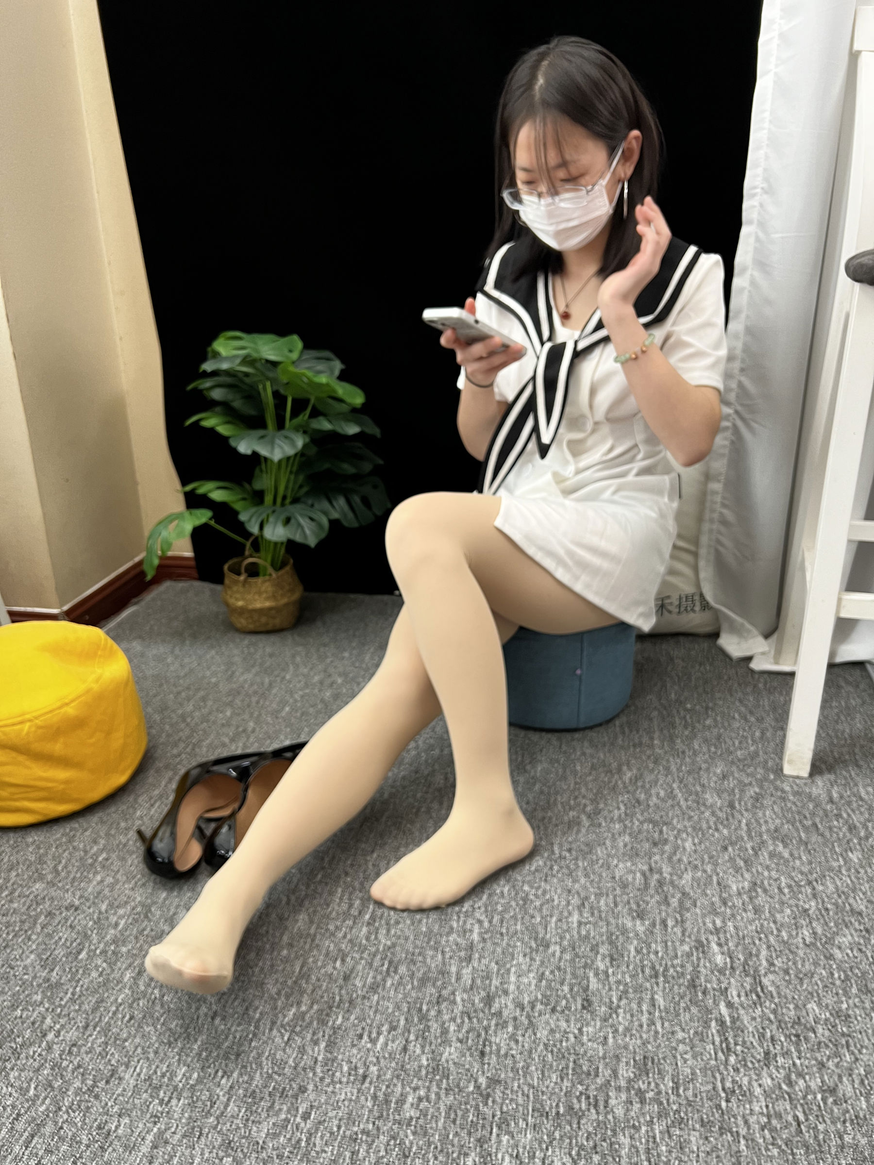 三禾摄影 No.013 海军白裙 高跟/(264P)