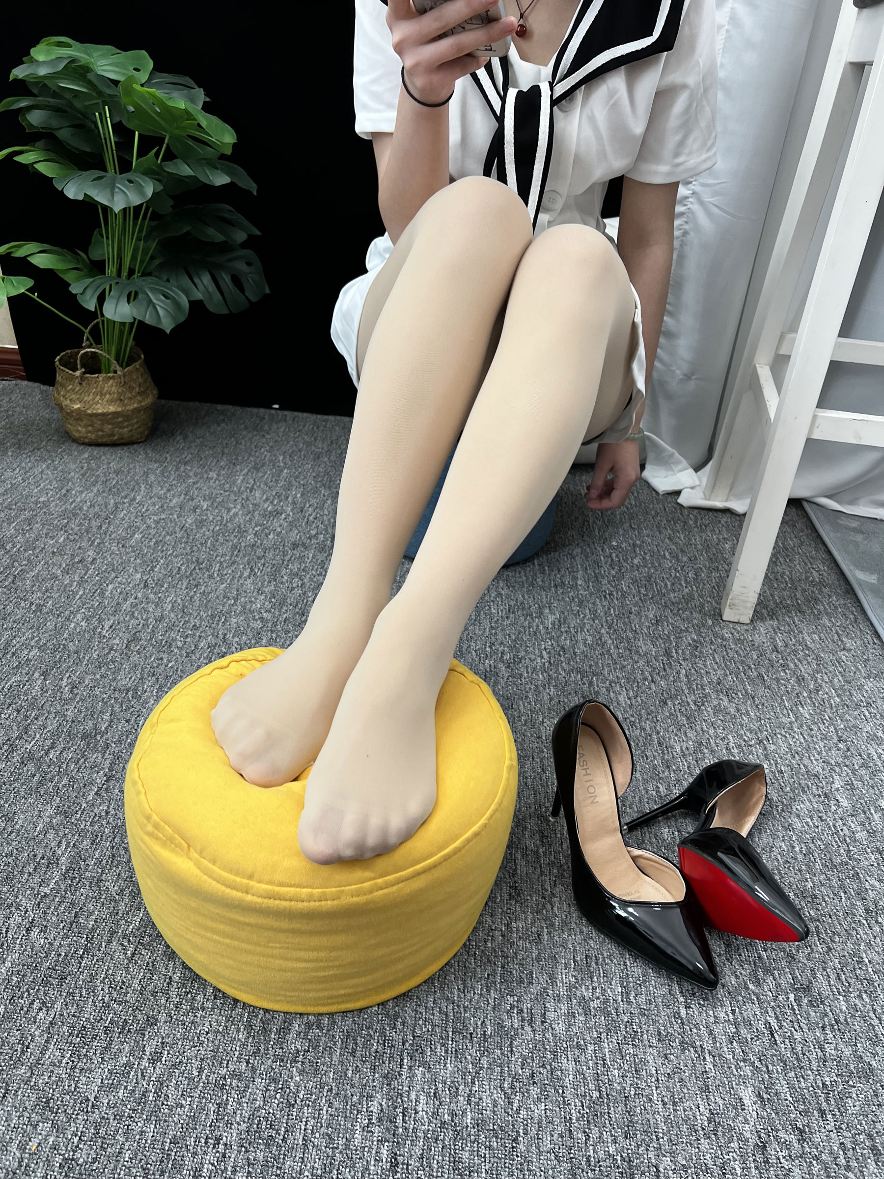 三禾摄影 No.013 海军白裙 高跟/(264P)