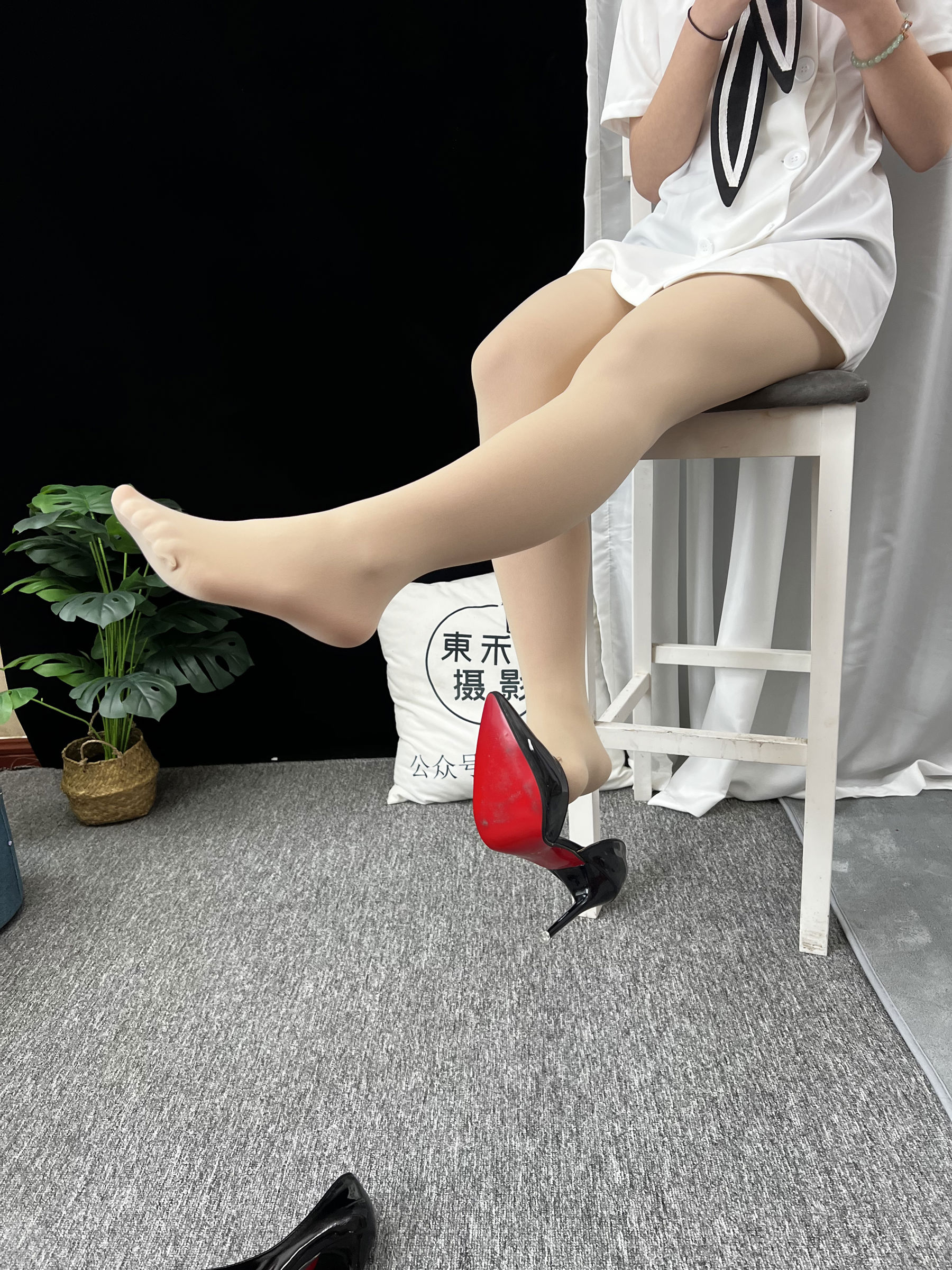 三禾摄影 No.013 海军白裙 高跟/(264P)