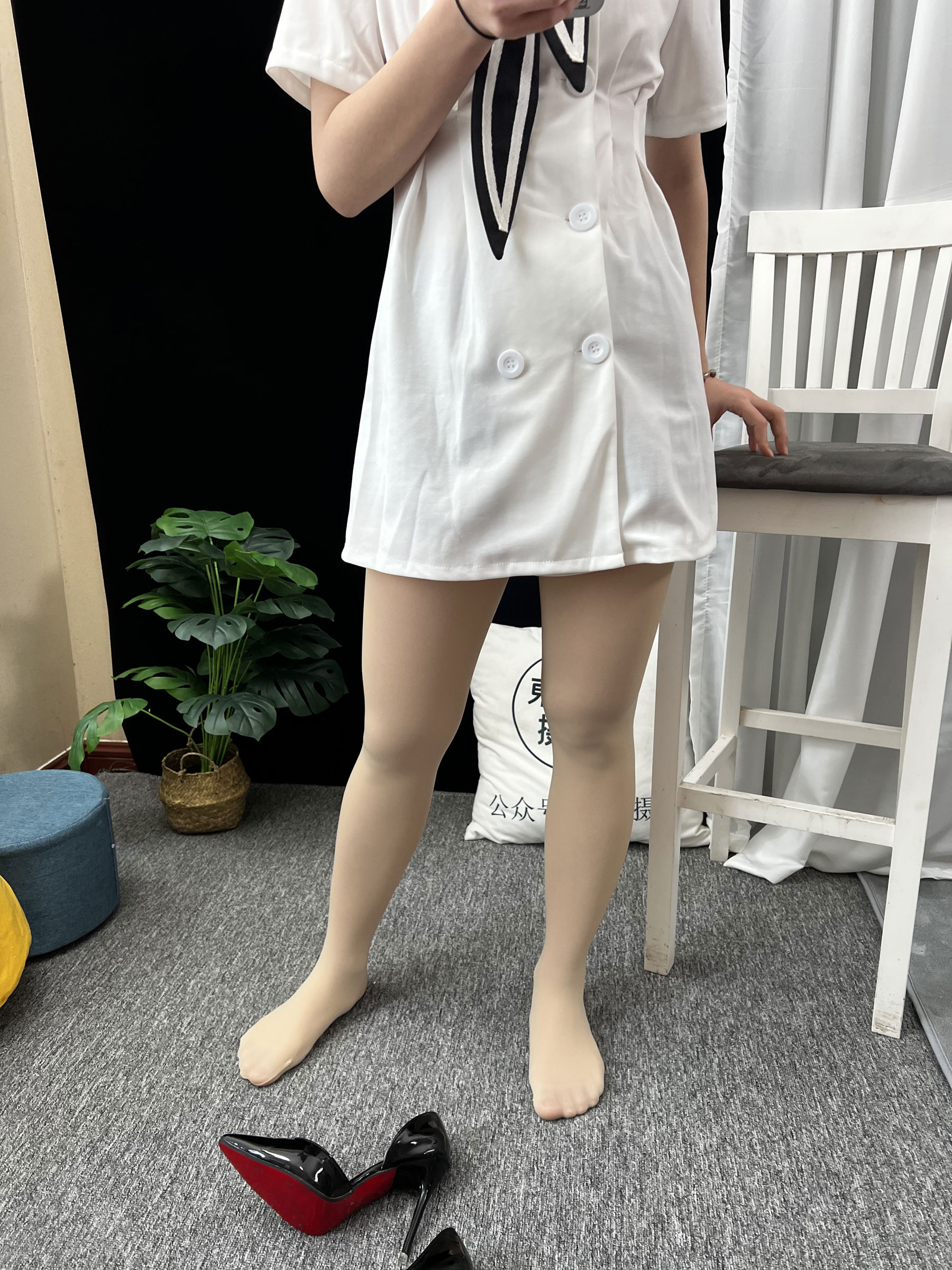 三禾摄影 No.013 海军白裙 高跟/(264P)