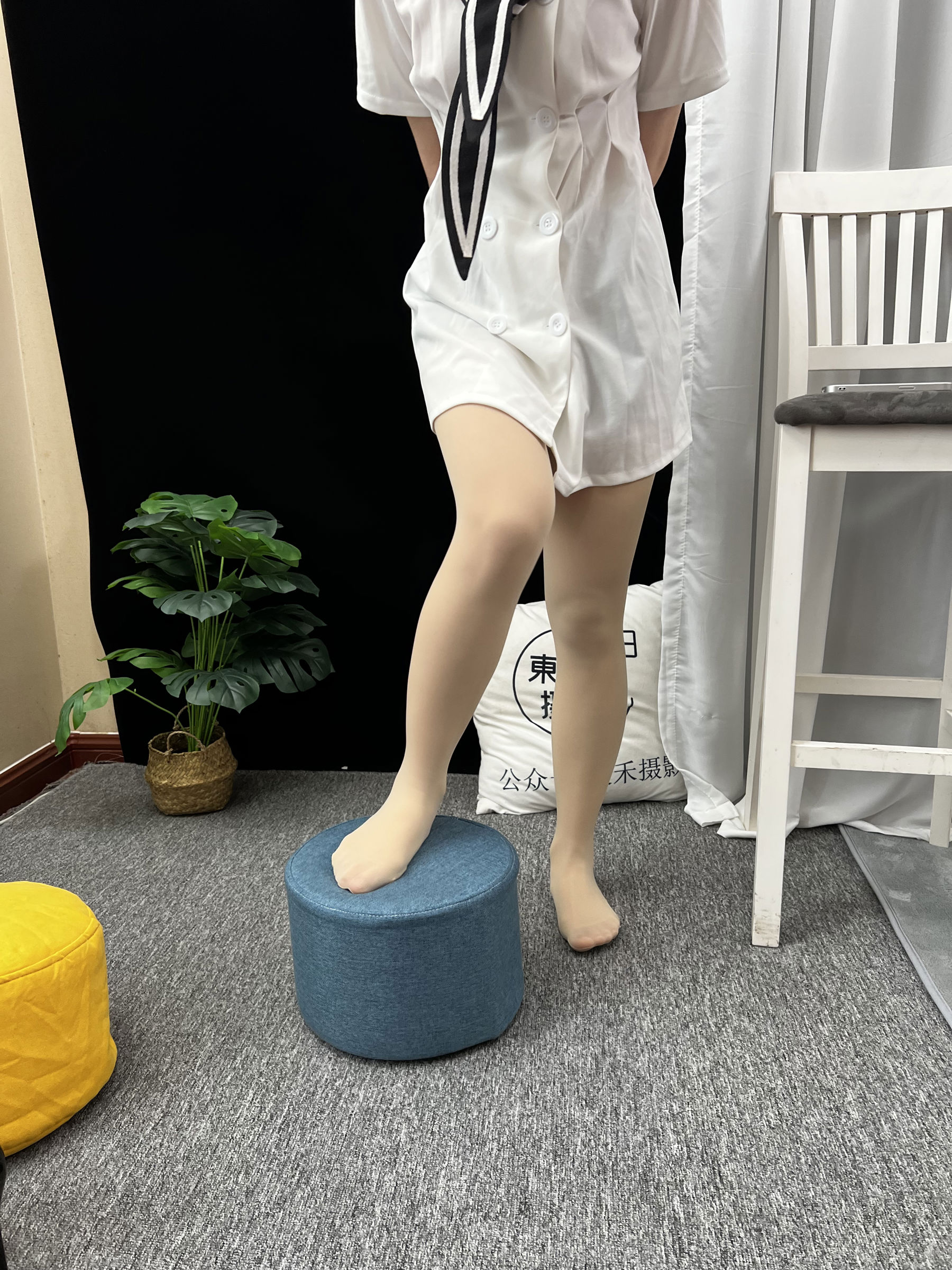 三禾摄影 No.013 海军白裙 高跟/(264P)