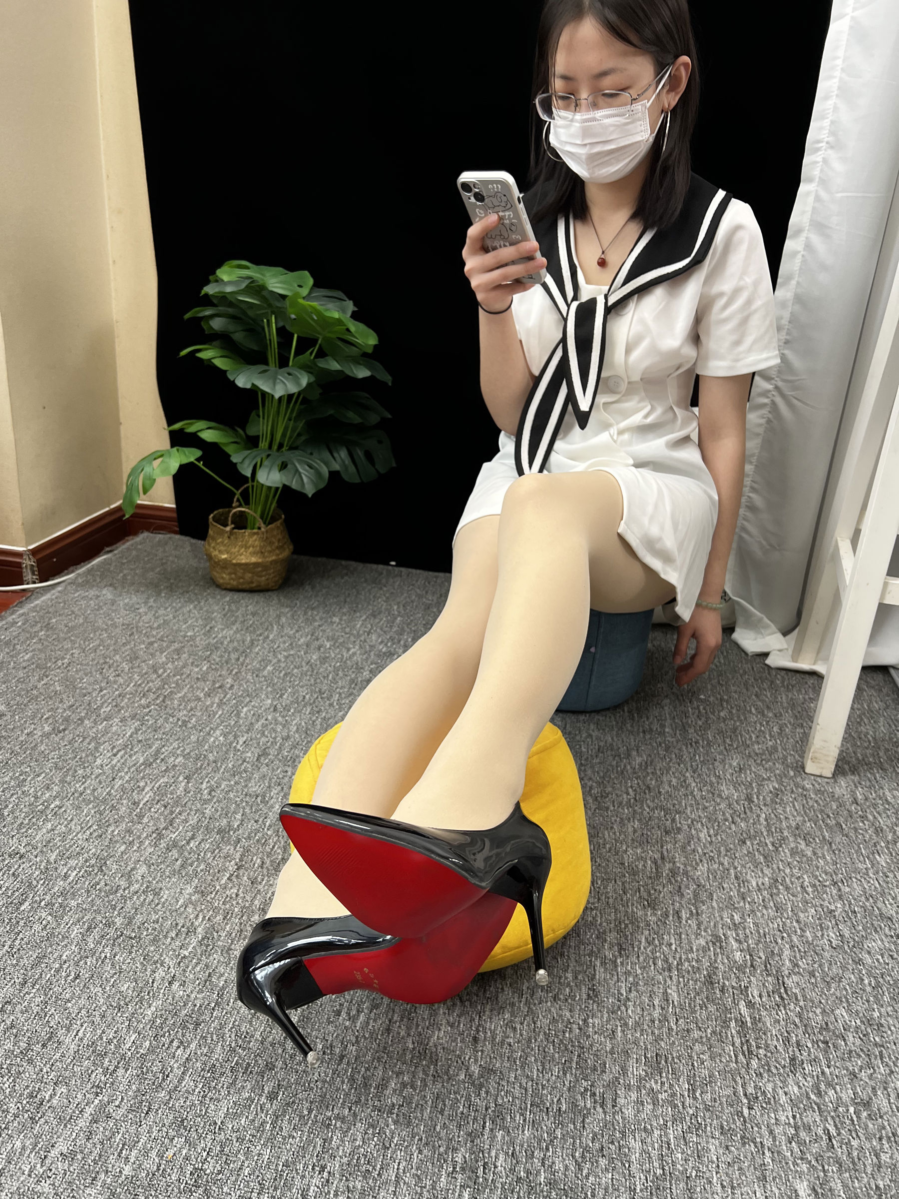 三禾摄影 No.013 海军白裙 高跟/(264P)