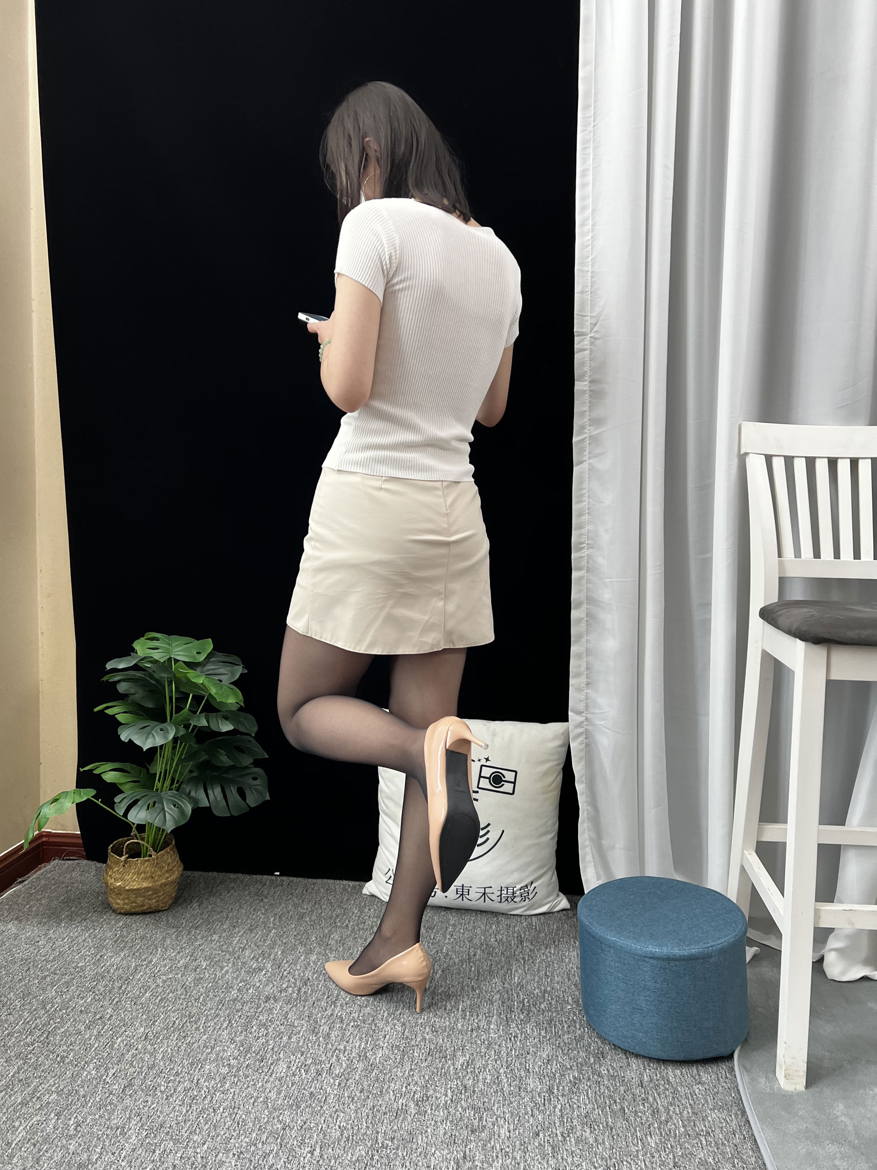 三禾摄影 No.014 皮裙 高跟/(248P)