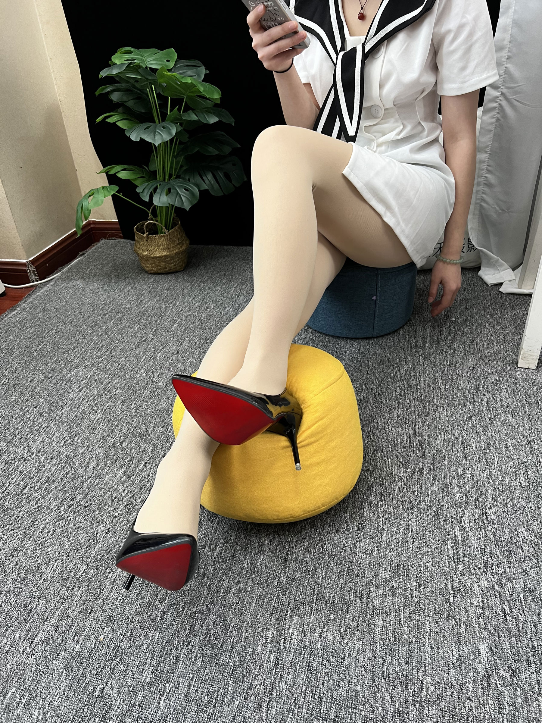 三禾摄影 No.013 海军白裙 高跟/(264P)