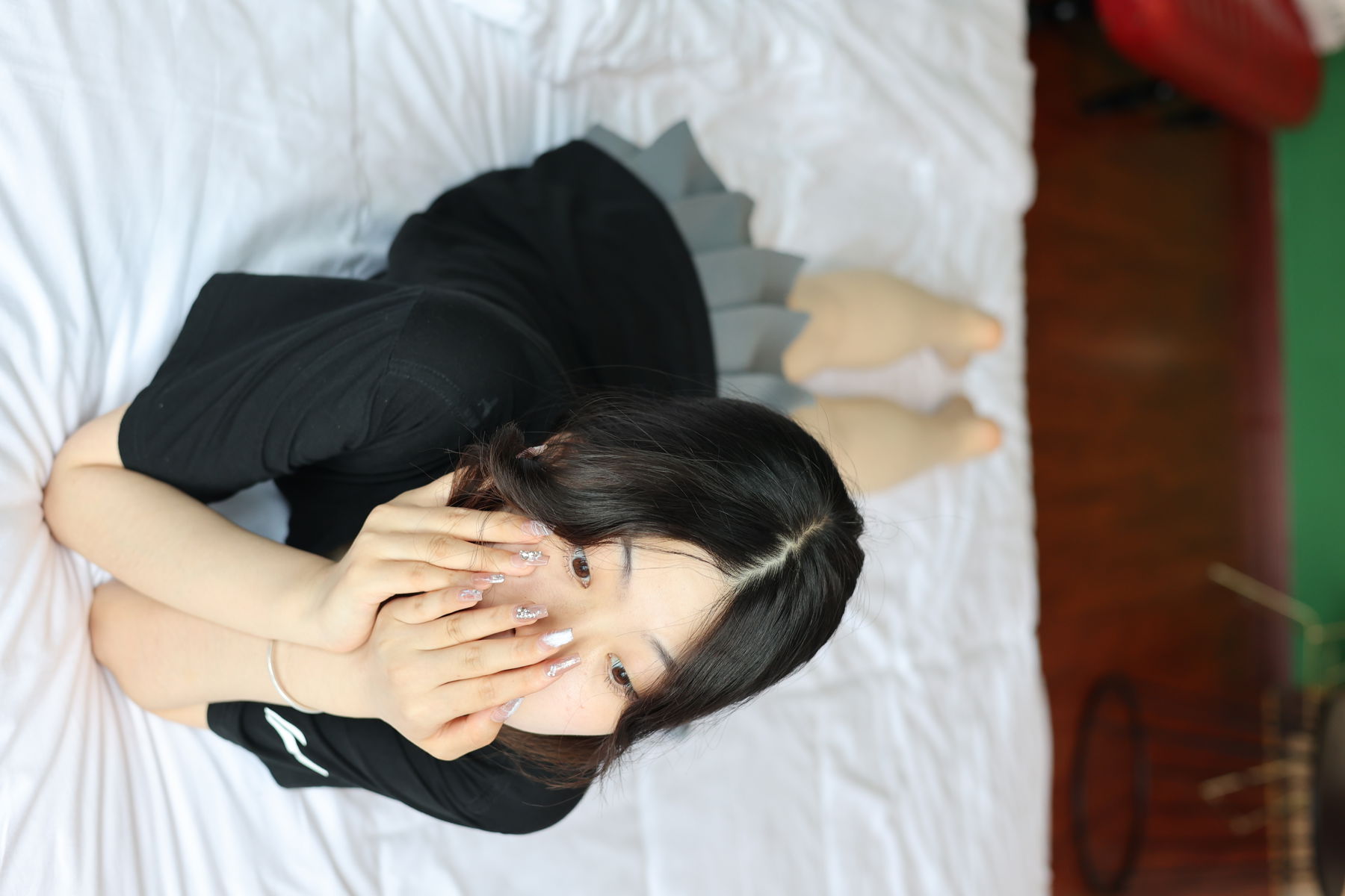 三禾摄影 No.018 牛仔裤 百褶裙 肉丝/(207P)