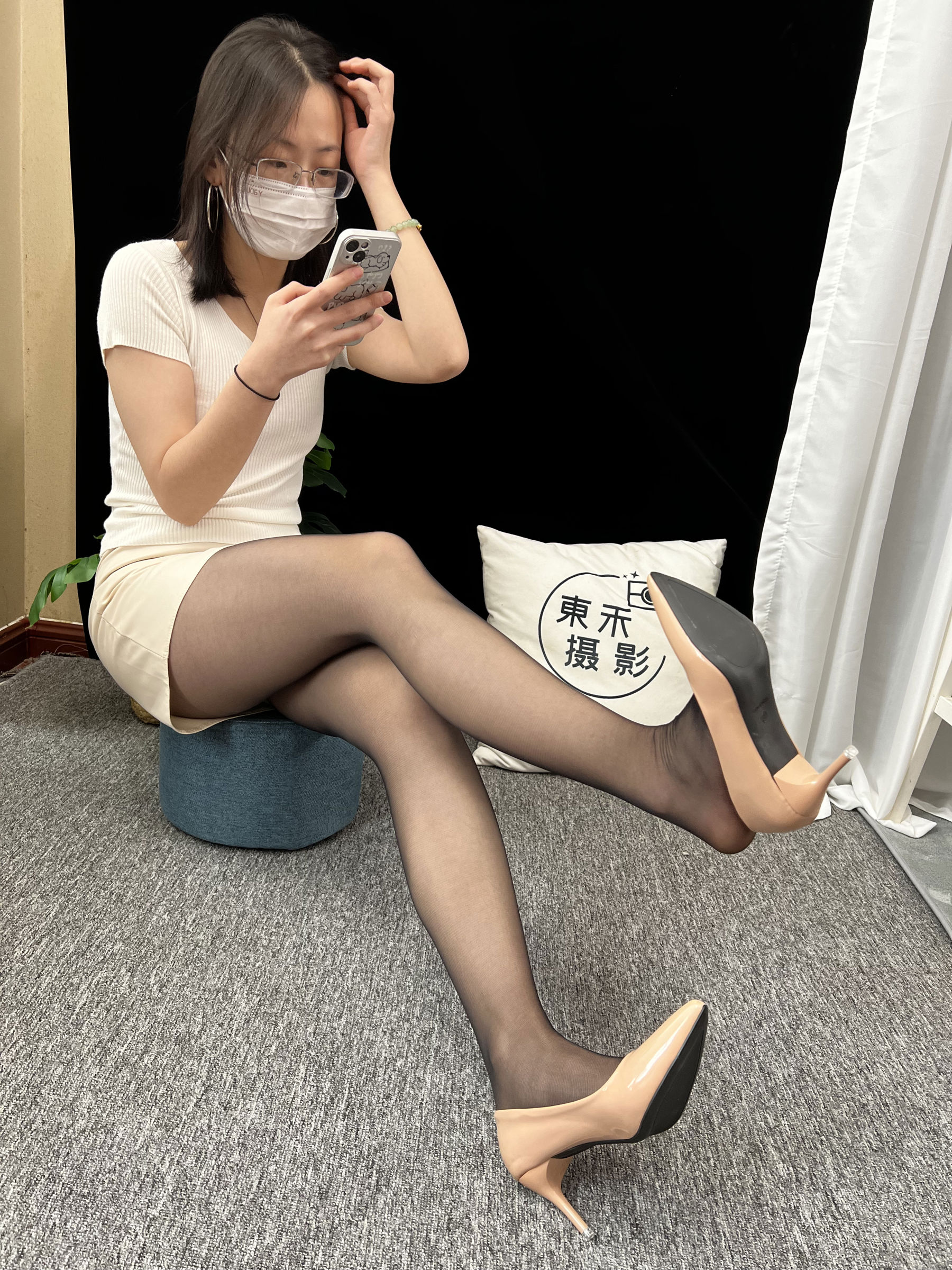 三禾摄影 No.014 皮裙 高跟/(248P)