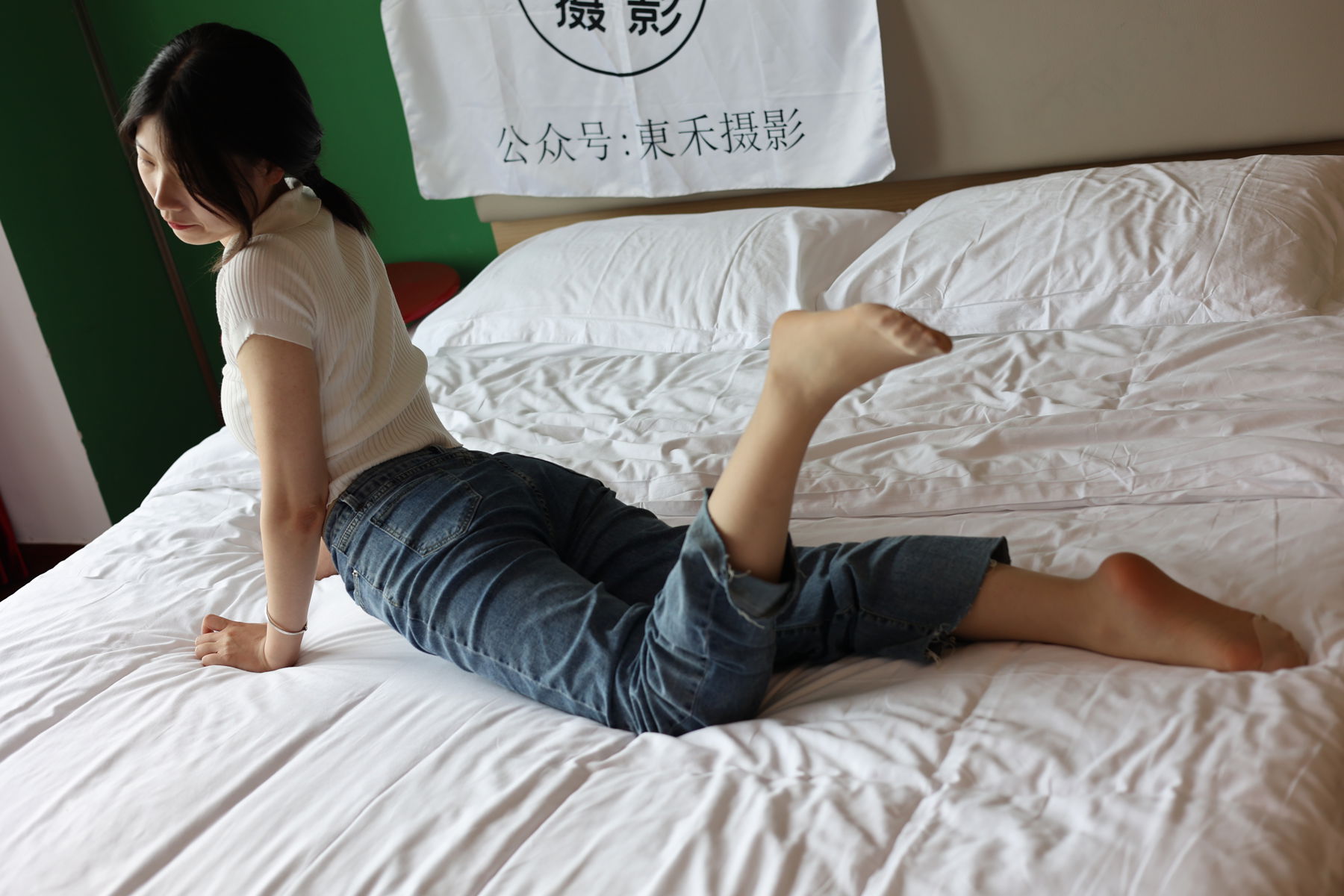 三禾摄影 No.018 牛仔裤 百褶裙 肉丝/(207P)