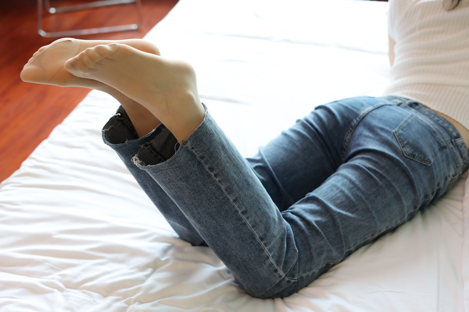 三禾摄影 No.018 牛仔裤 百褶裙 肉丝/(207P)