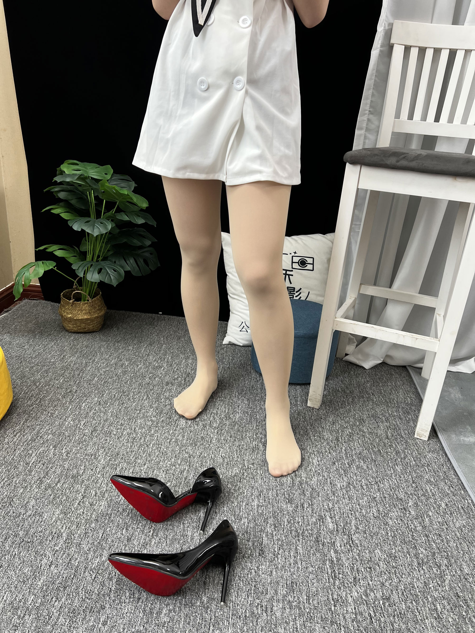 三禾摄影 No.013 海军白裙 高跟/(264P)