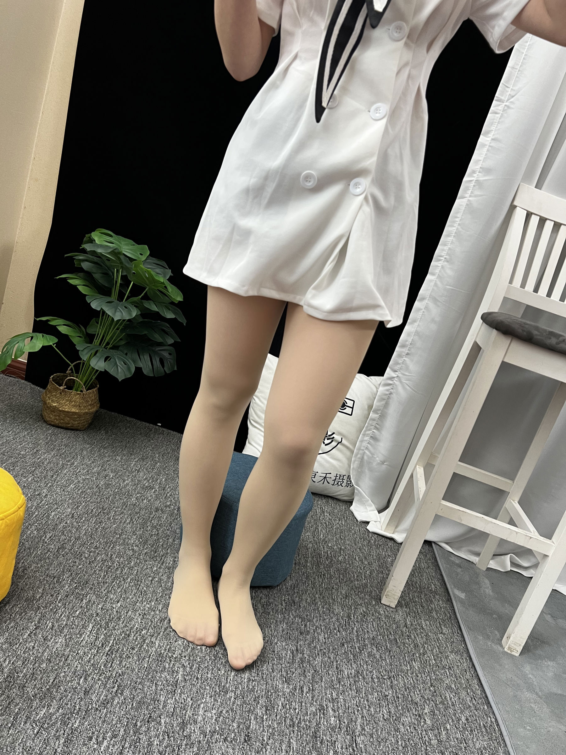 三禾摄影 No.013 海军白裙 高跟/(264P)