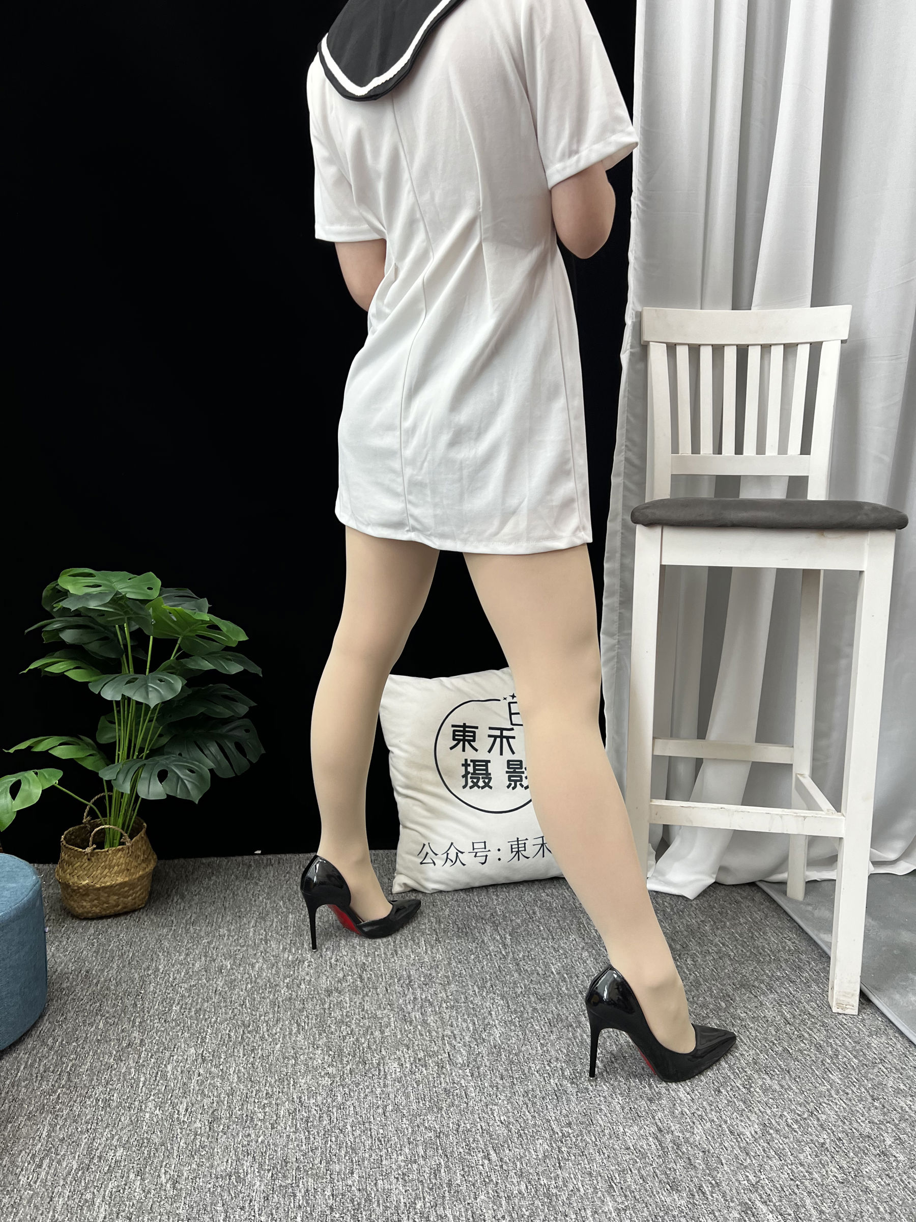 三禾摄影 No.013 海军白裙 高跟/(264P)