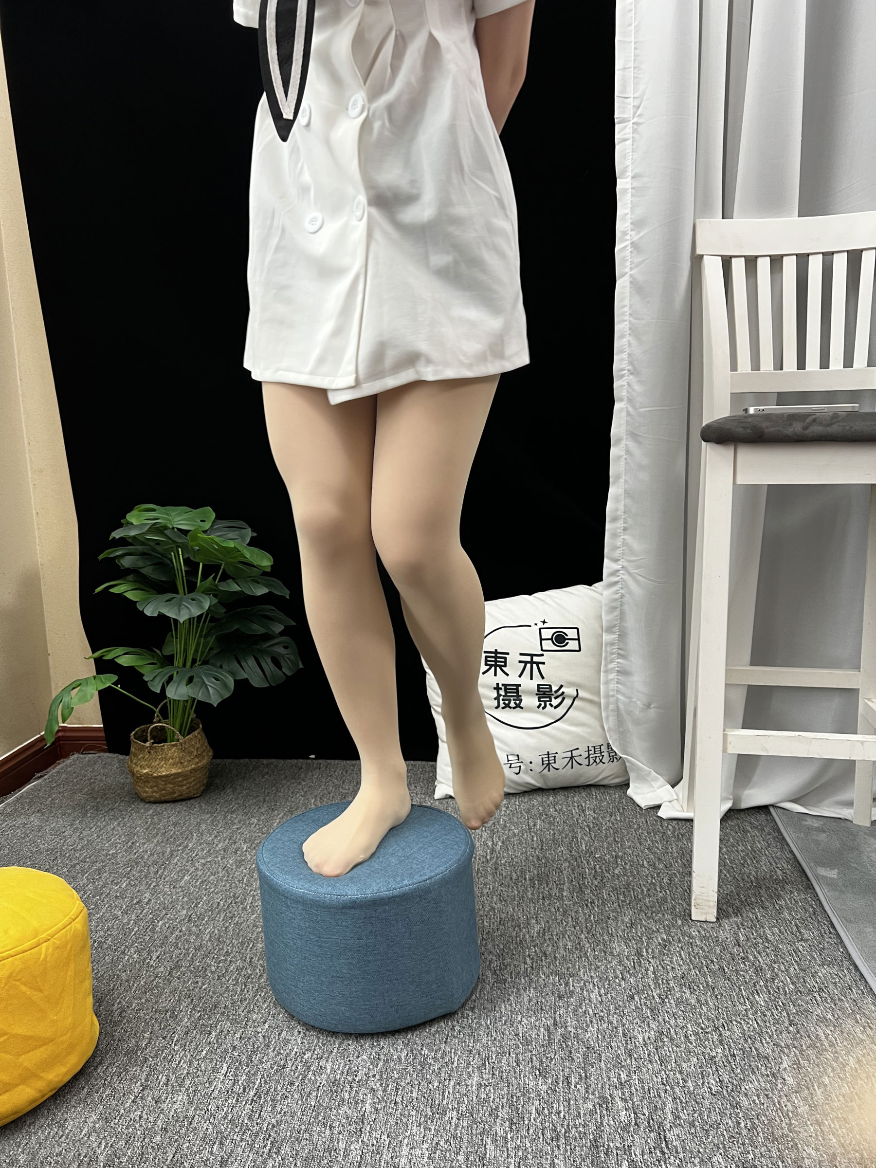 三禾摄影 No.013 海军白裙 高跟/(264P)