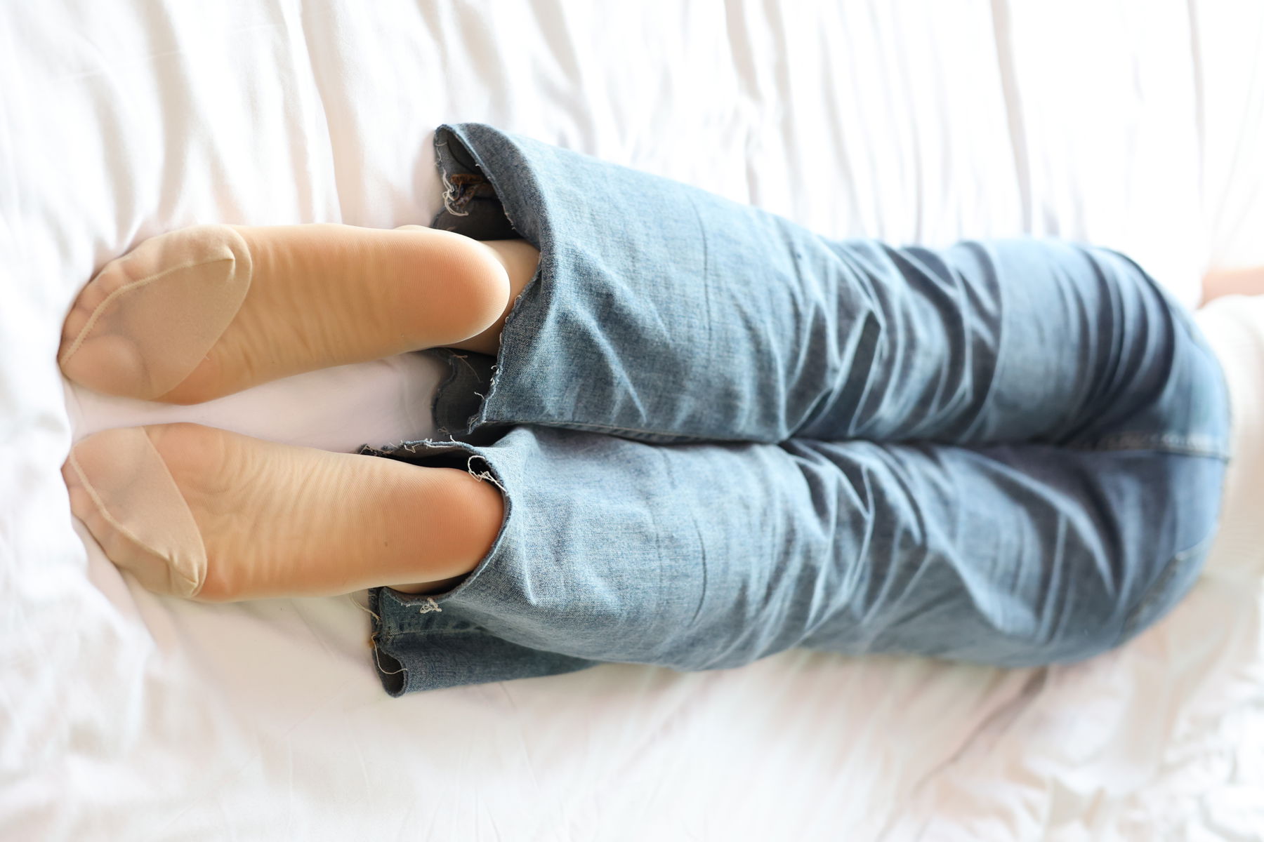 三禾摄影 No.018 牛仔裤 百褶裙 肉丝/(207P)